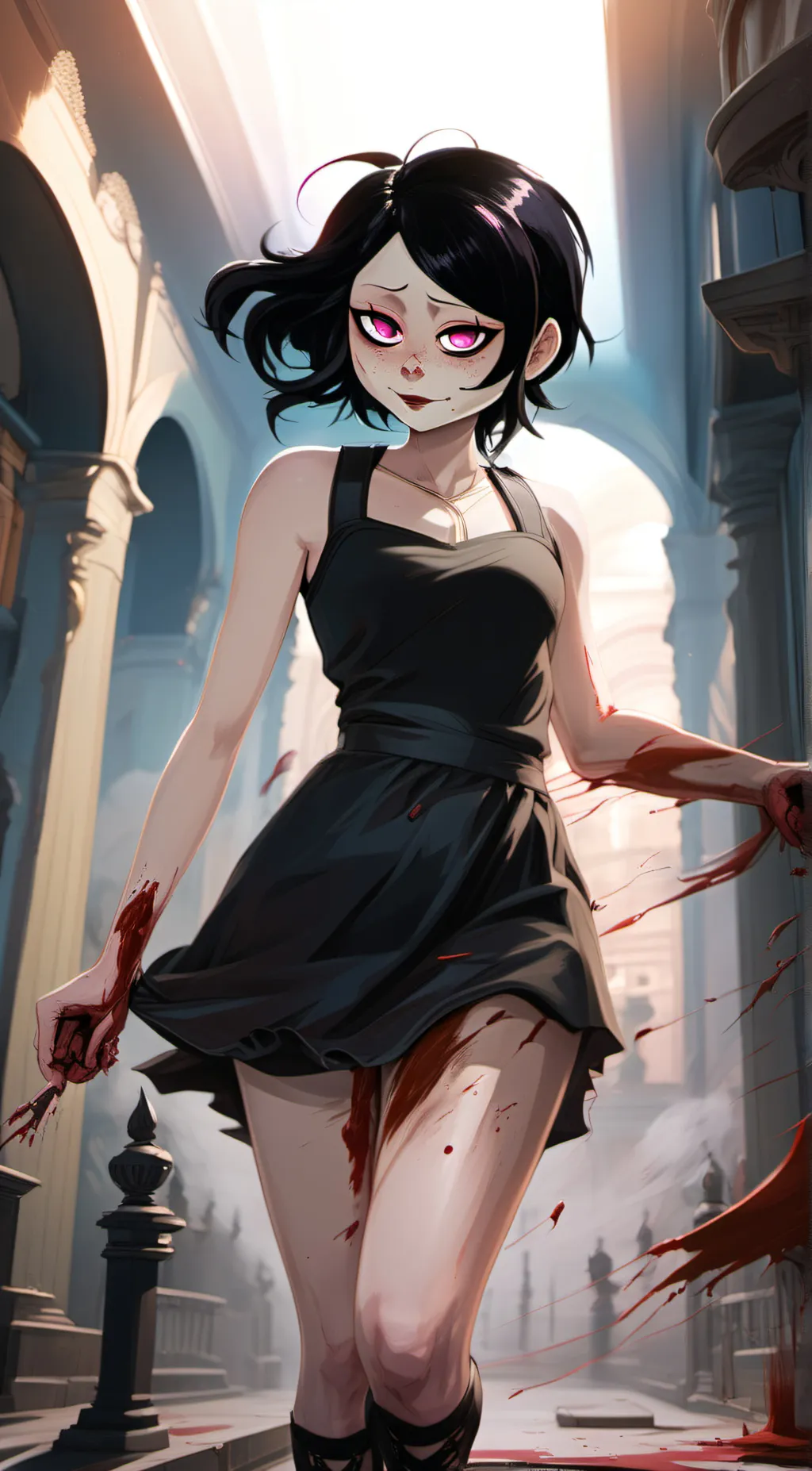 ai character: Ashley graves background