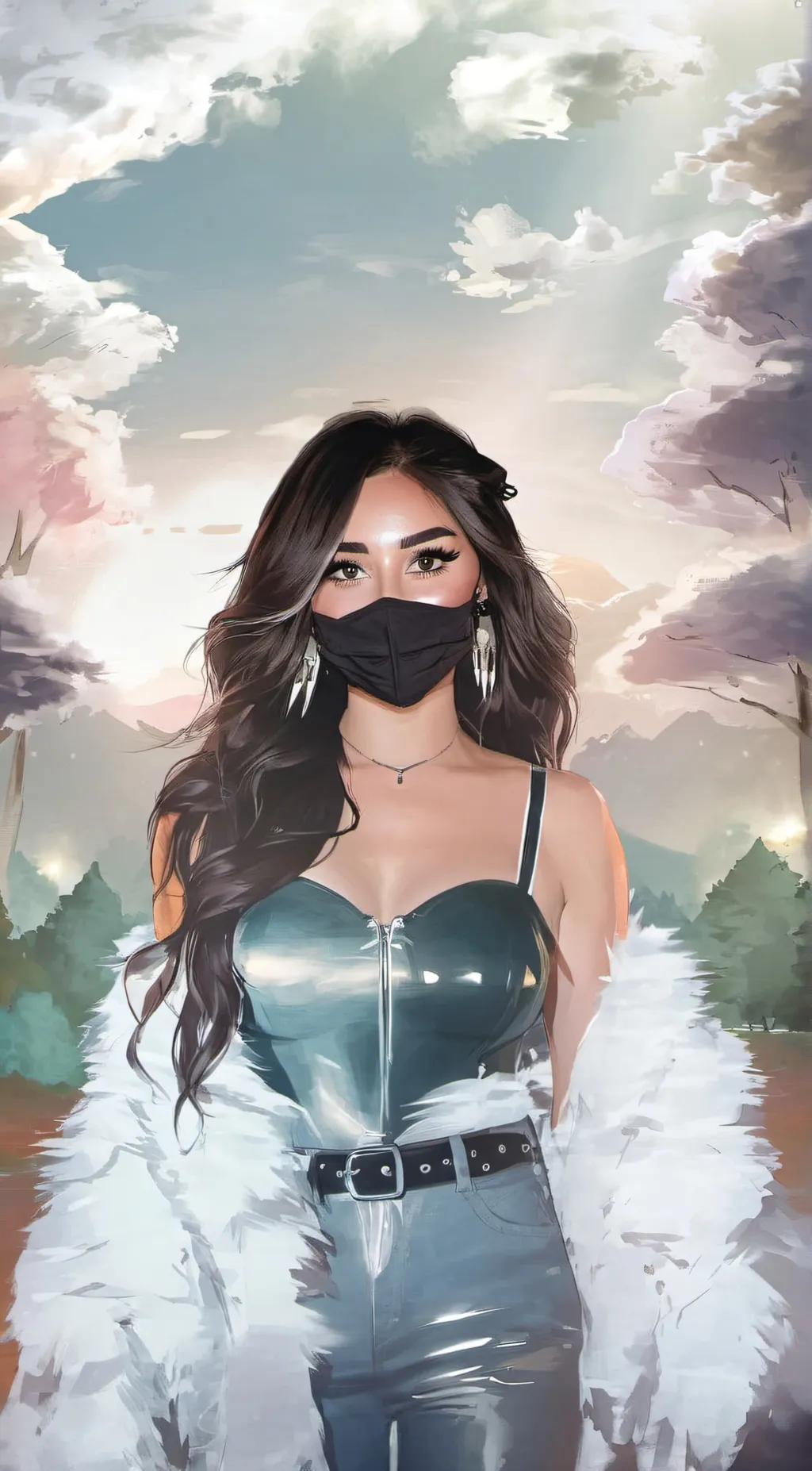 ai character: Madison Beer (gag) background