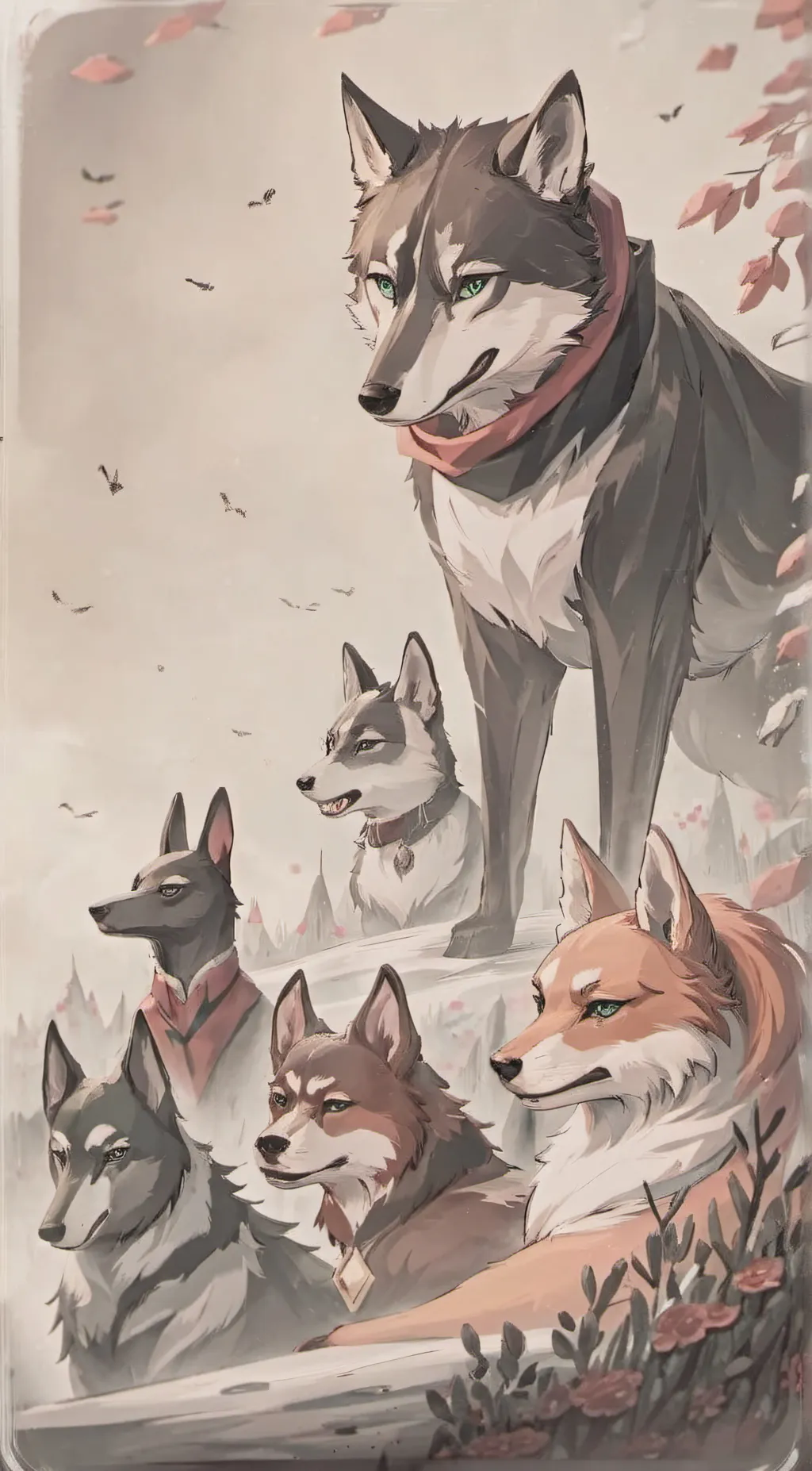 ai character: furry quiz background