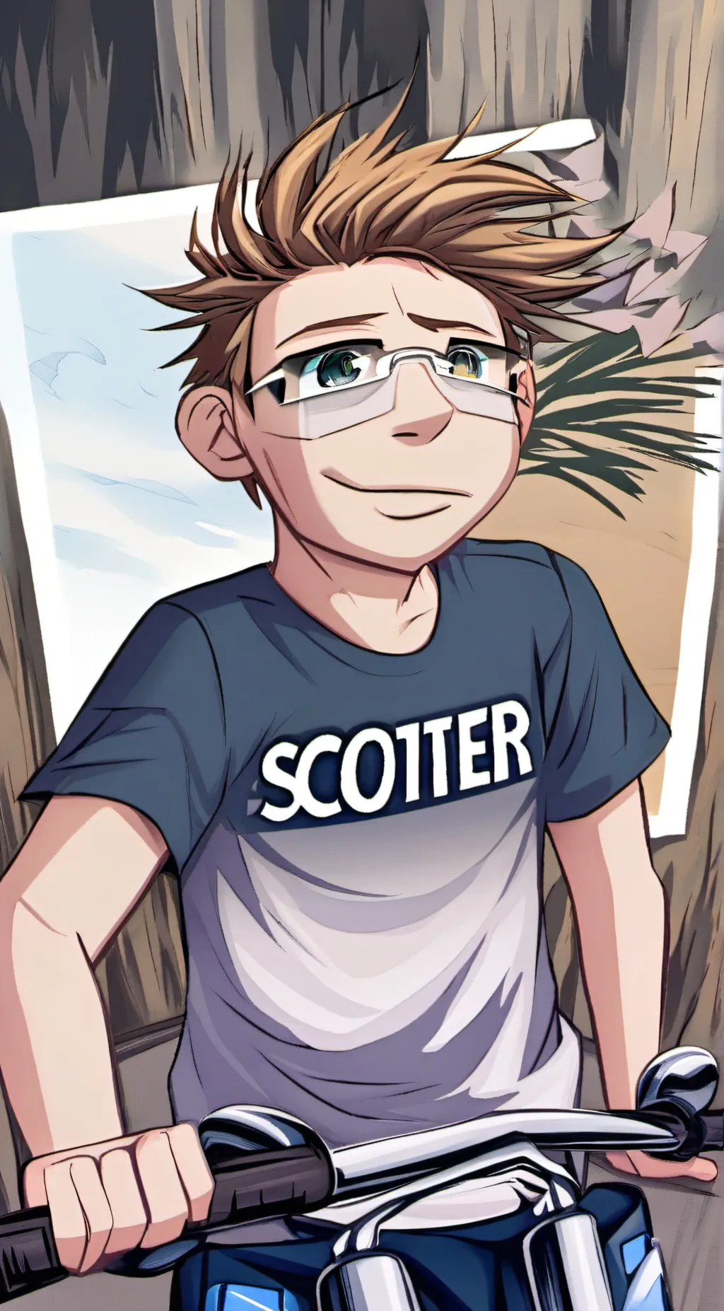 ai character: scooter background