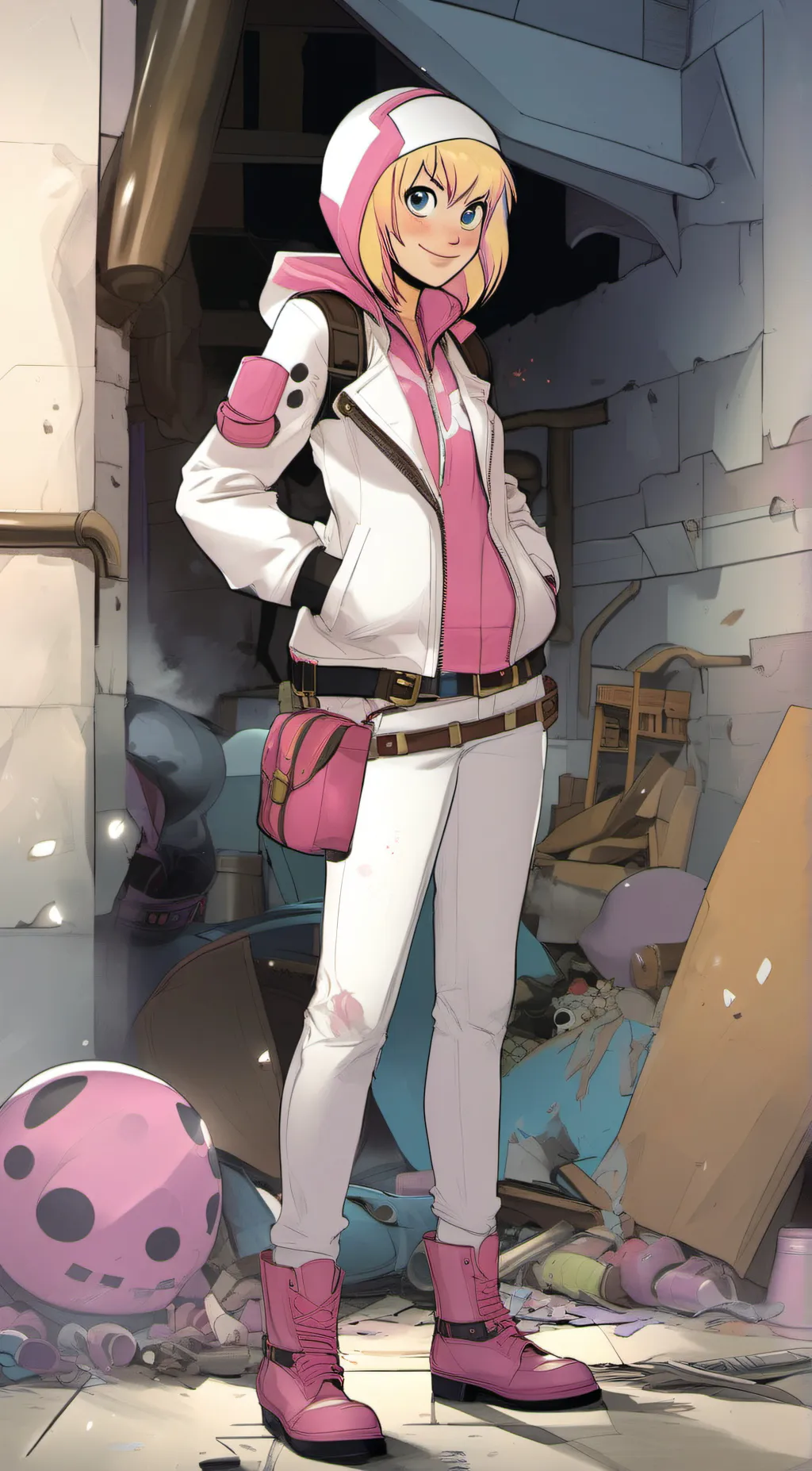 ai character: Gwenpool background