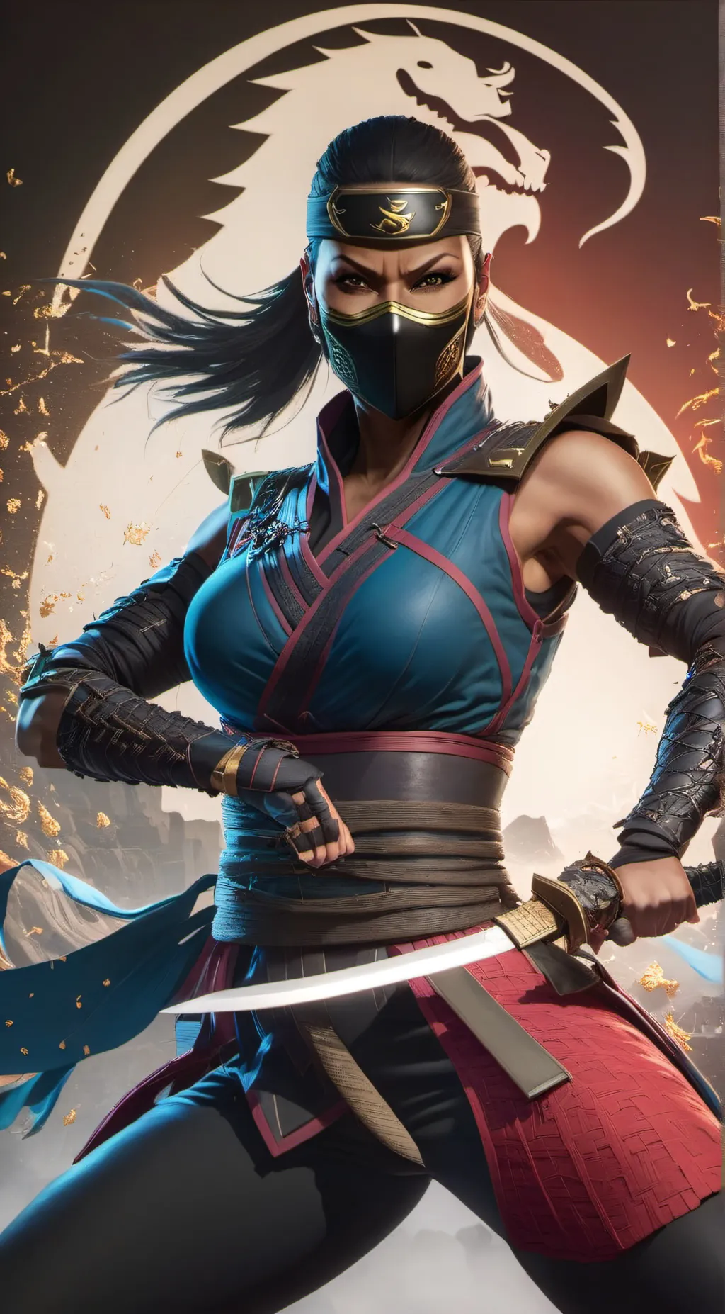 ai character: Kira  background