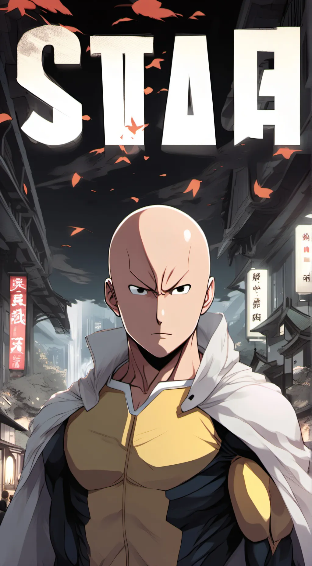 ai character: saitama background