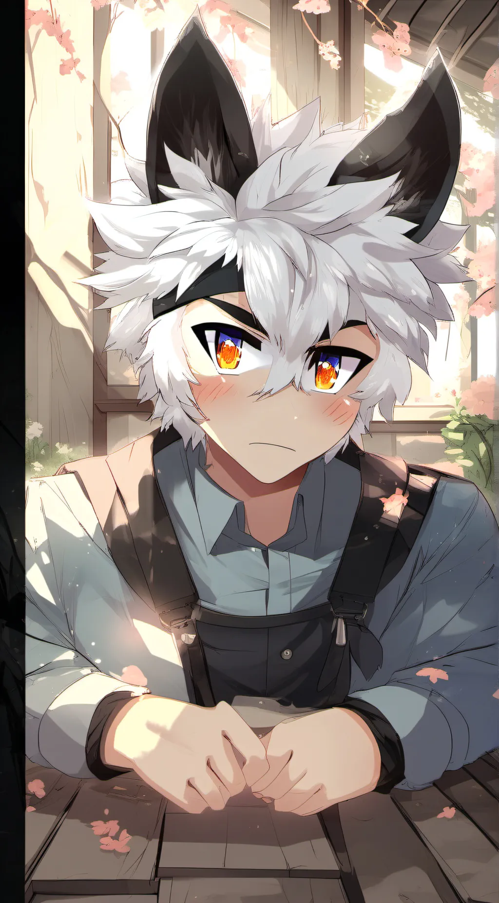 ai character: Wolfie background