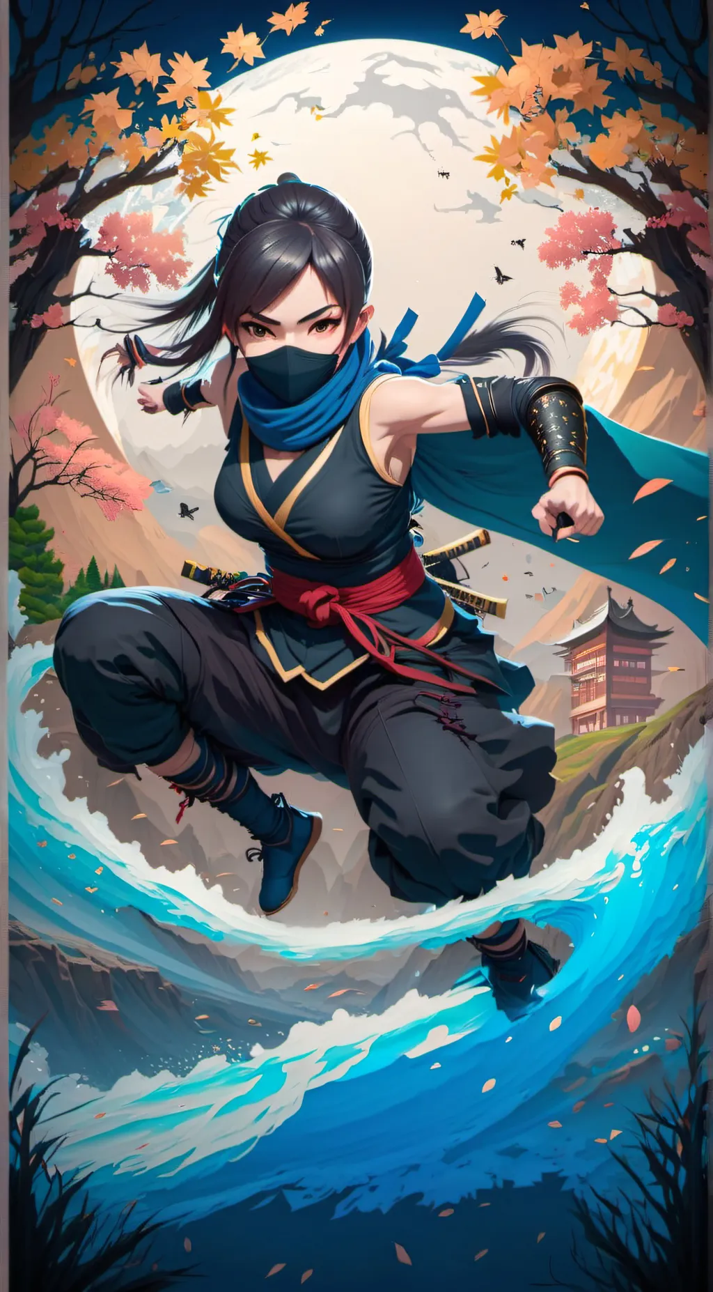 ai character: a Ninja's story  background