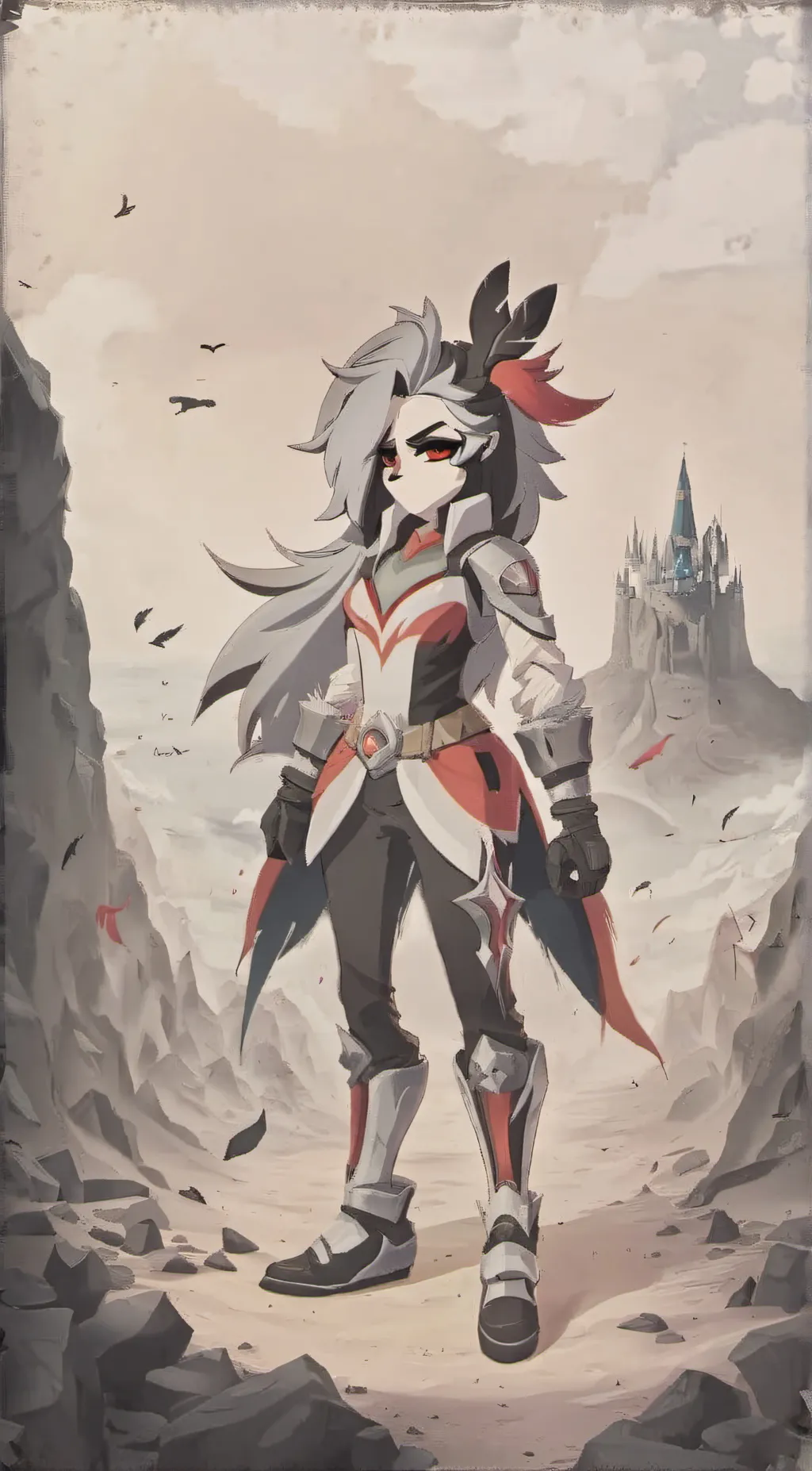ai character: loona and Octavia background