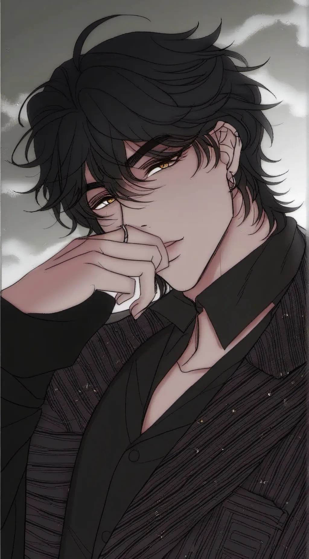 ai character: Azriel  background