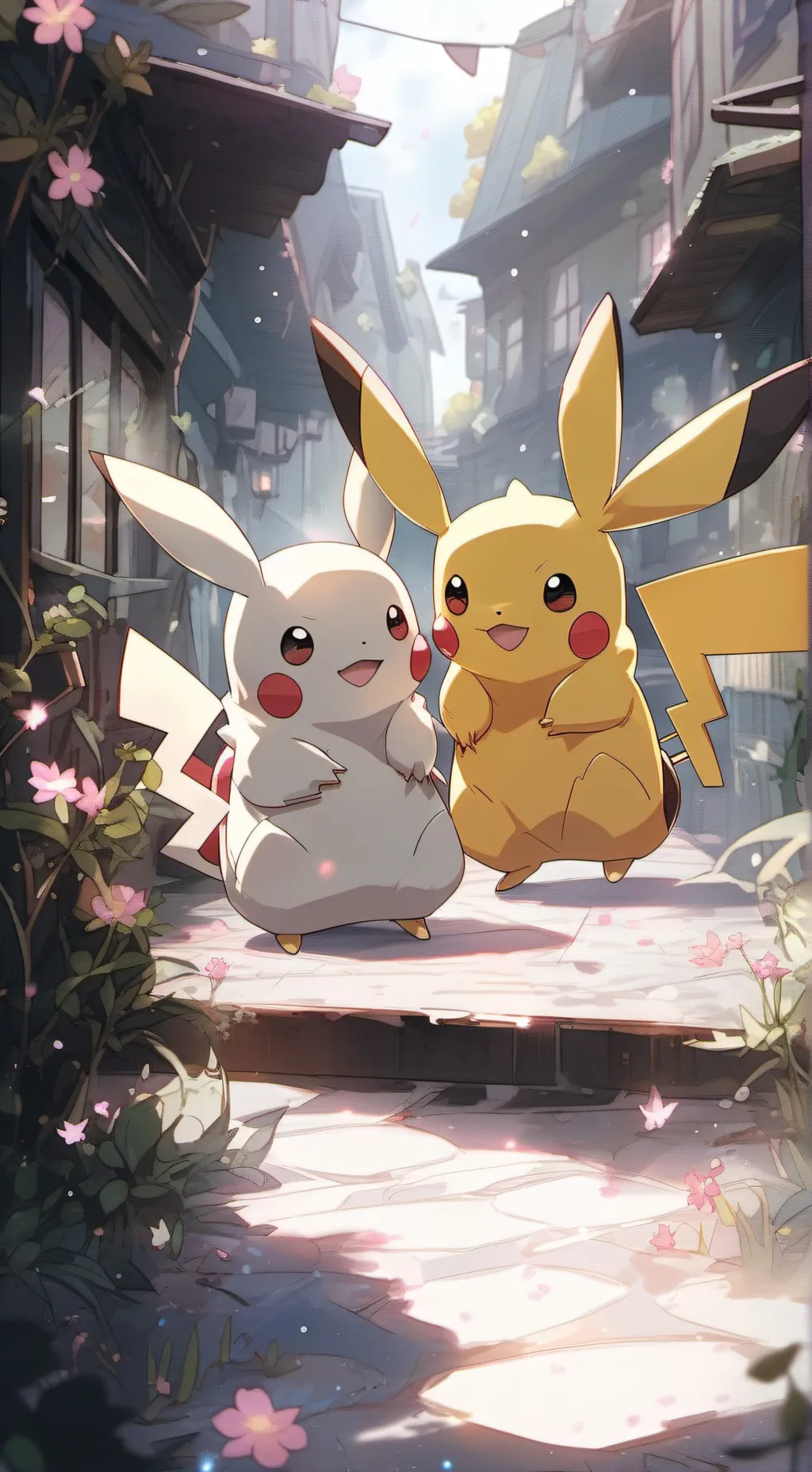 ai character: Pikachus background