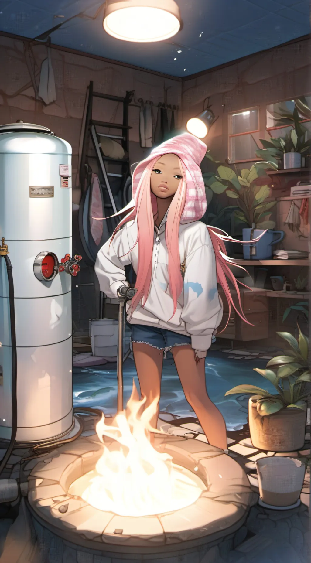 ai character: My daughter  background
