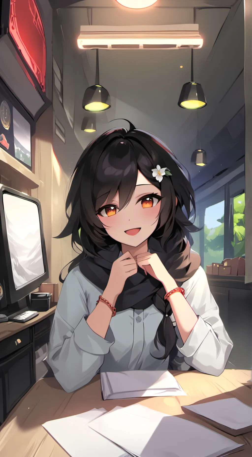 ai character: Mika background