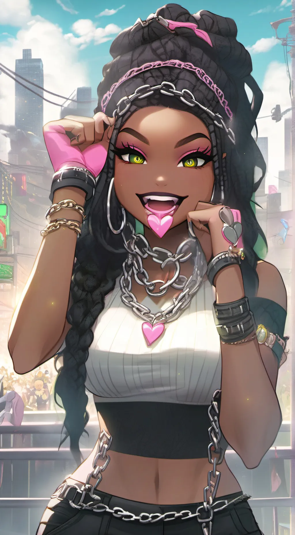 ai character: Dani  background
