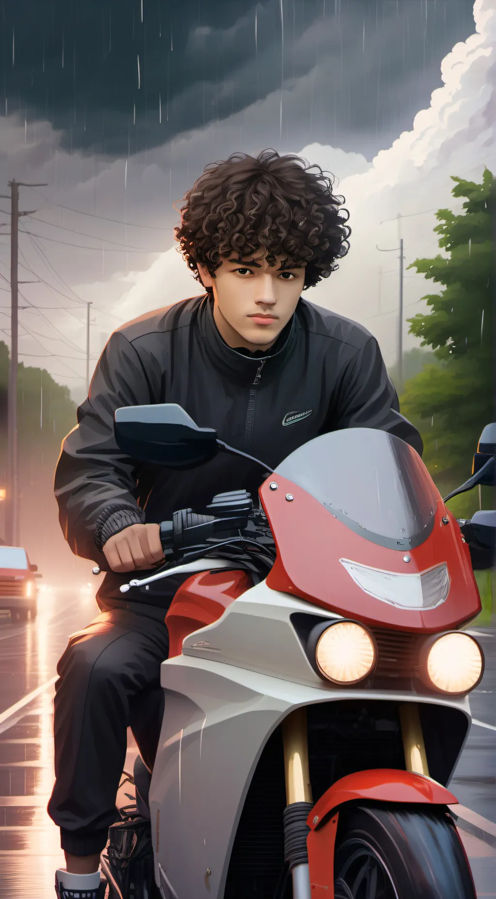 ai character: Walter Woods  background