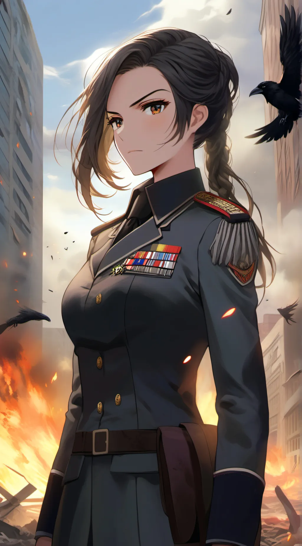 ai character: Ember background