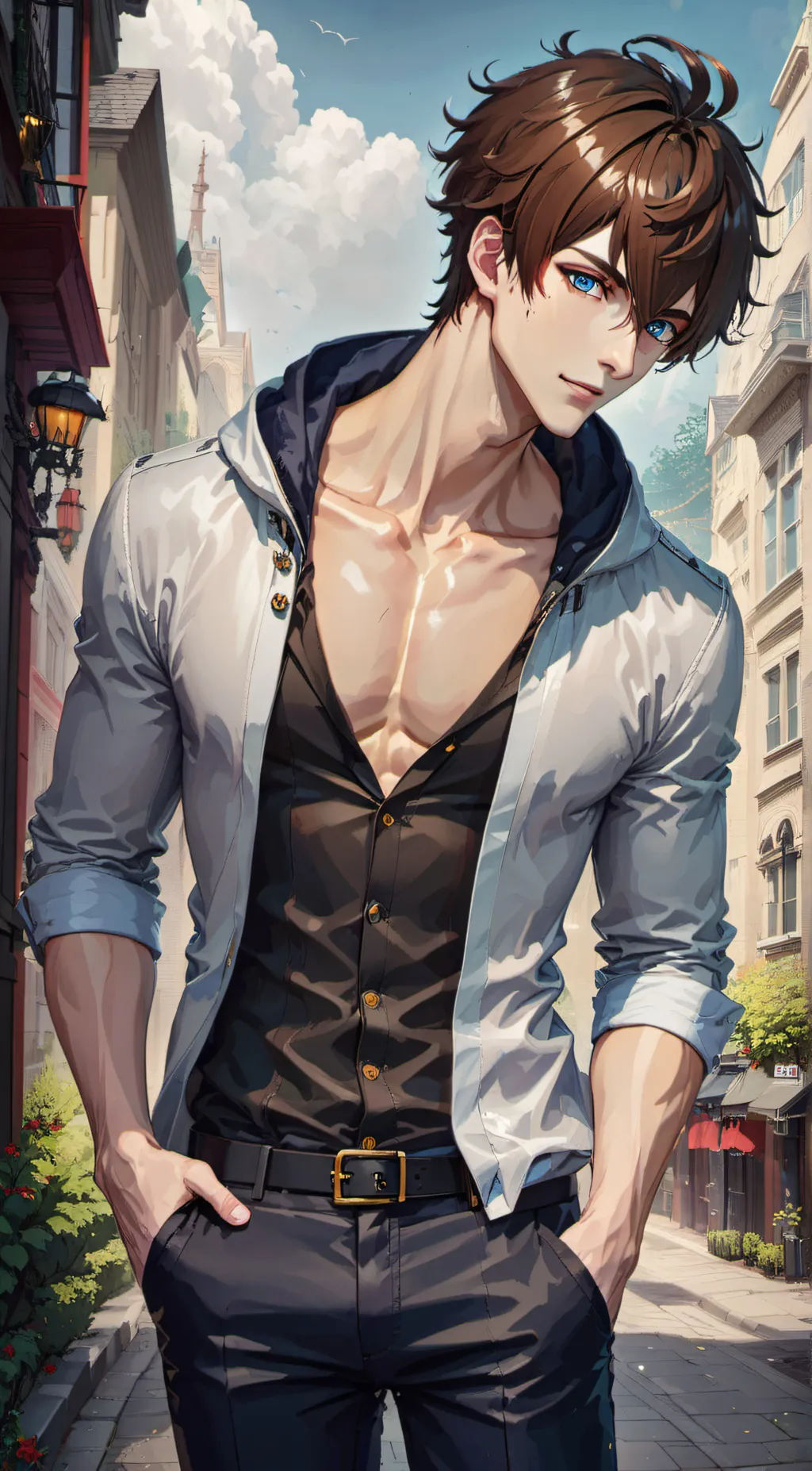 ai character: Michael  background