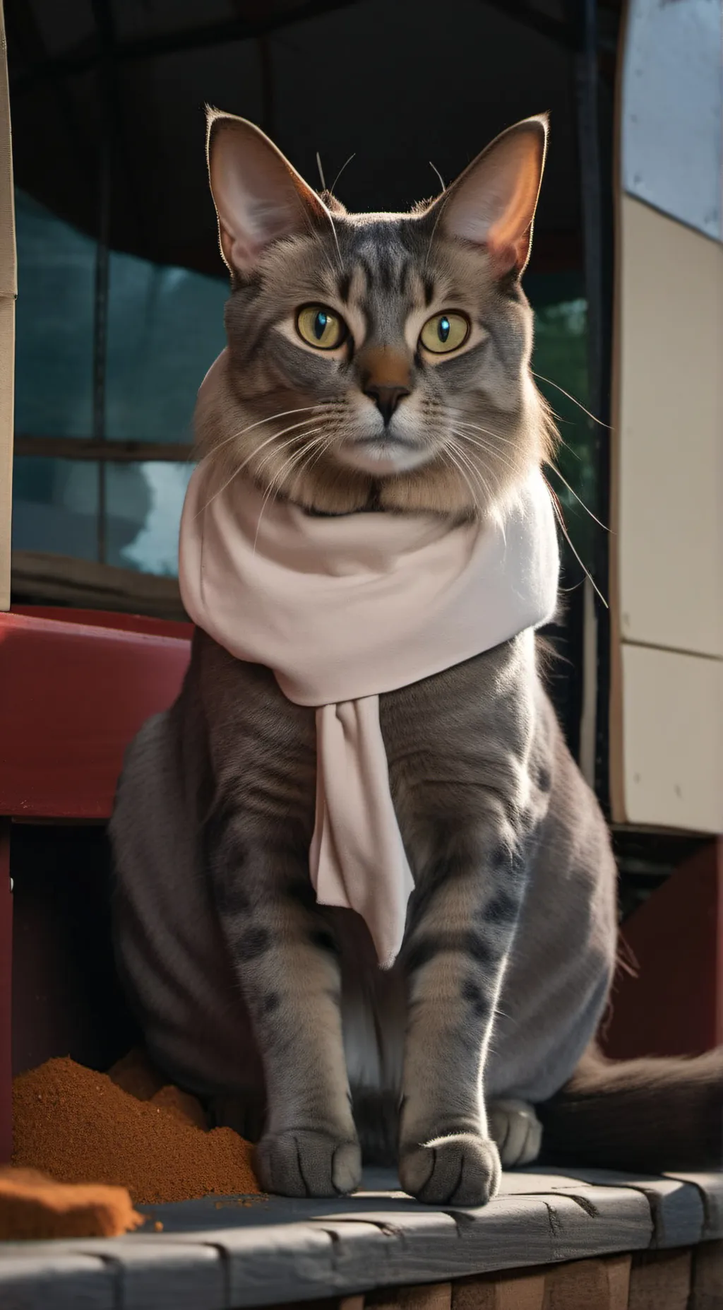 ai character: Floppa background