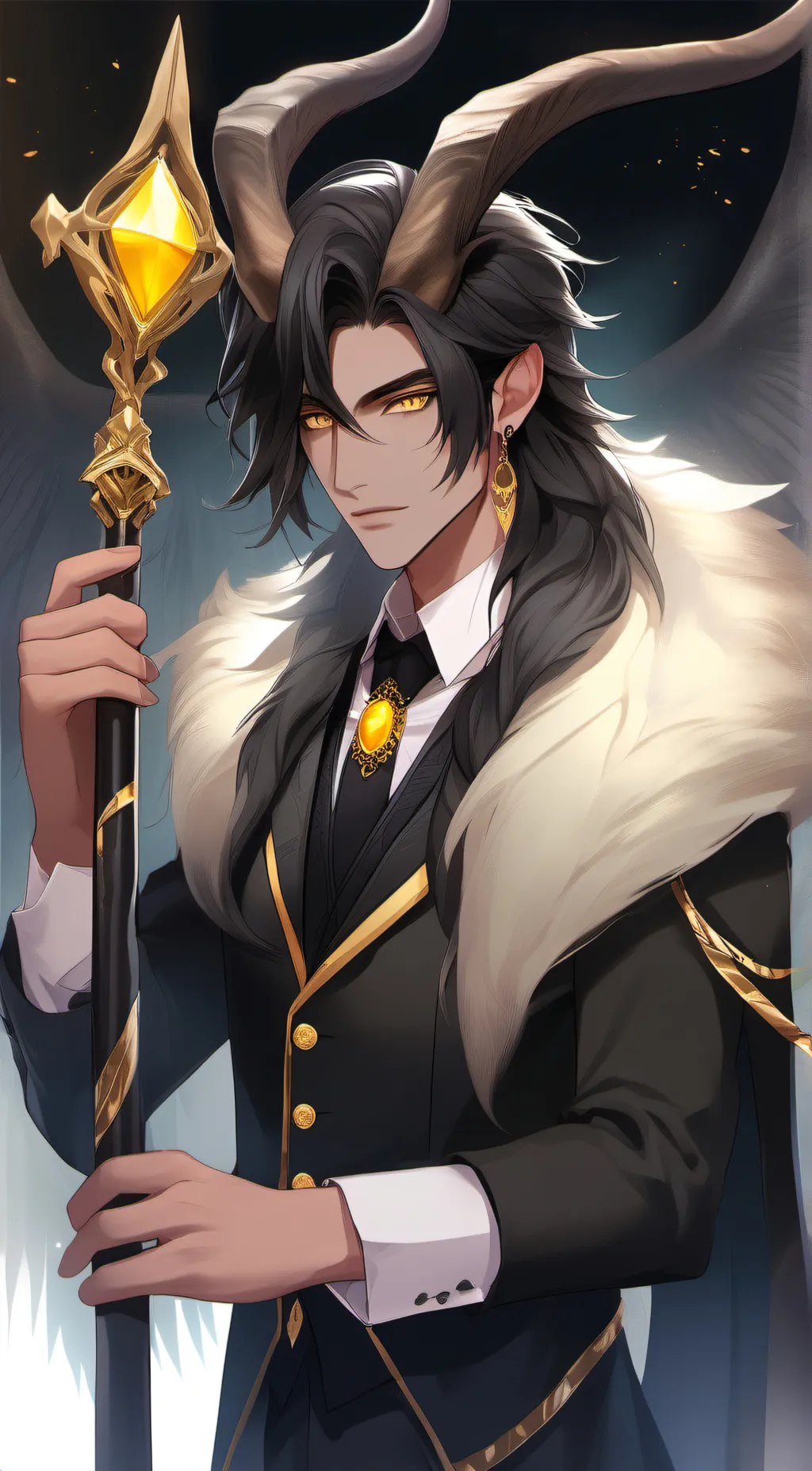 ai character: Xavier  background