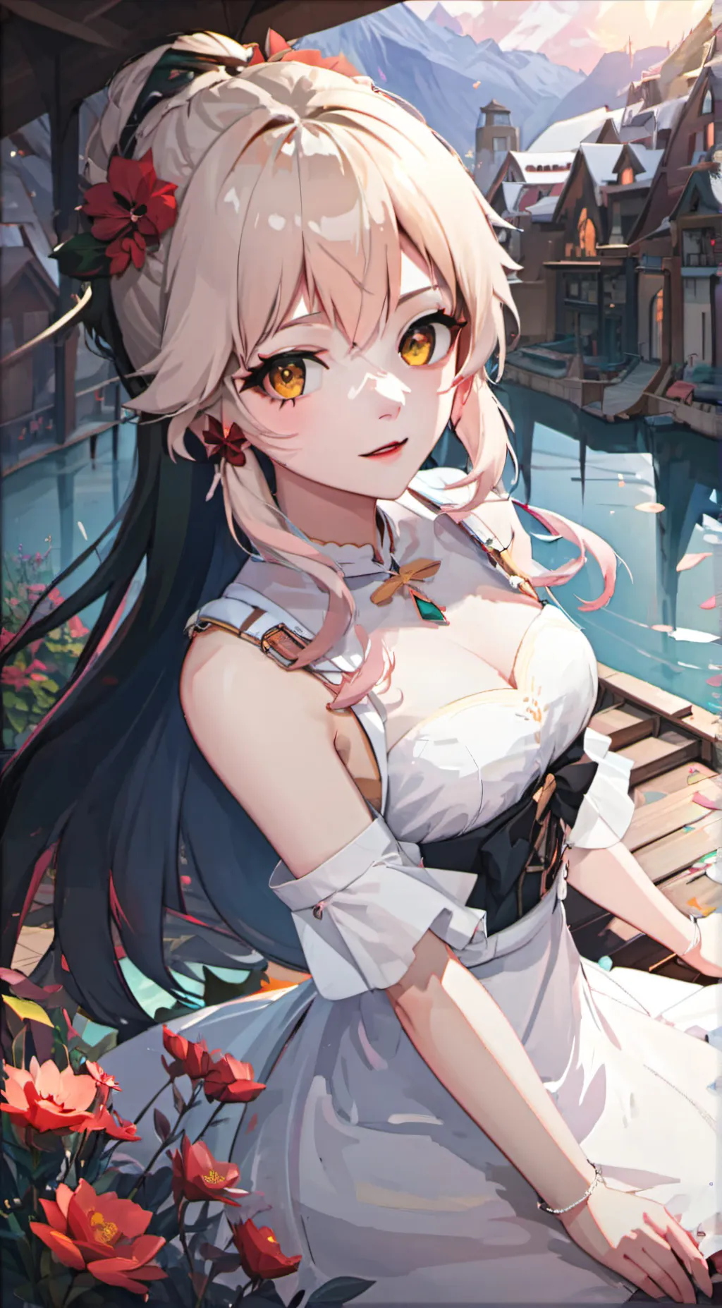 ai character: angel background