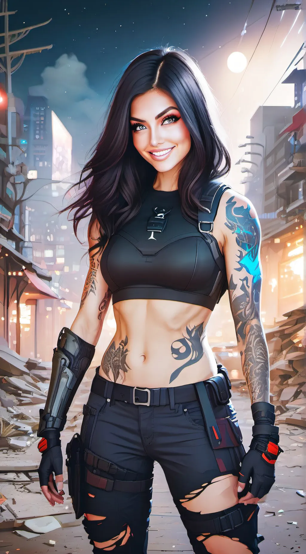 ai character: Tosha background