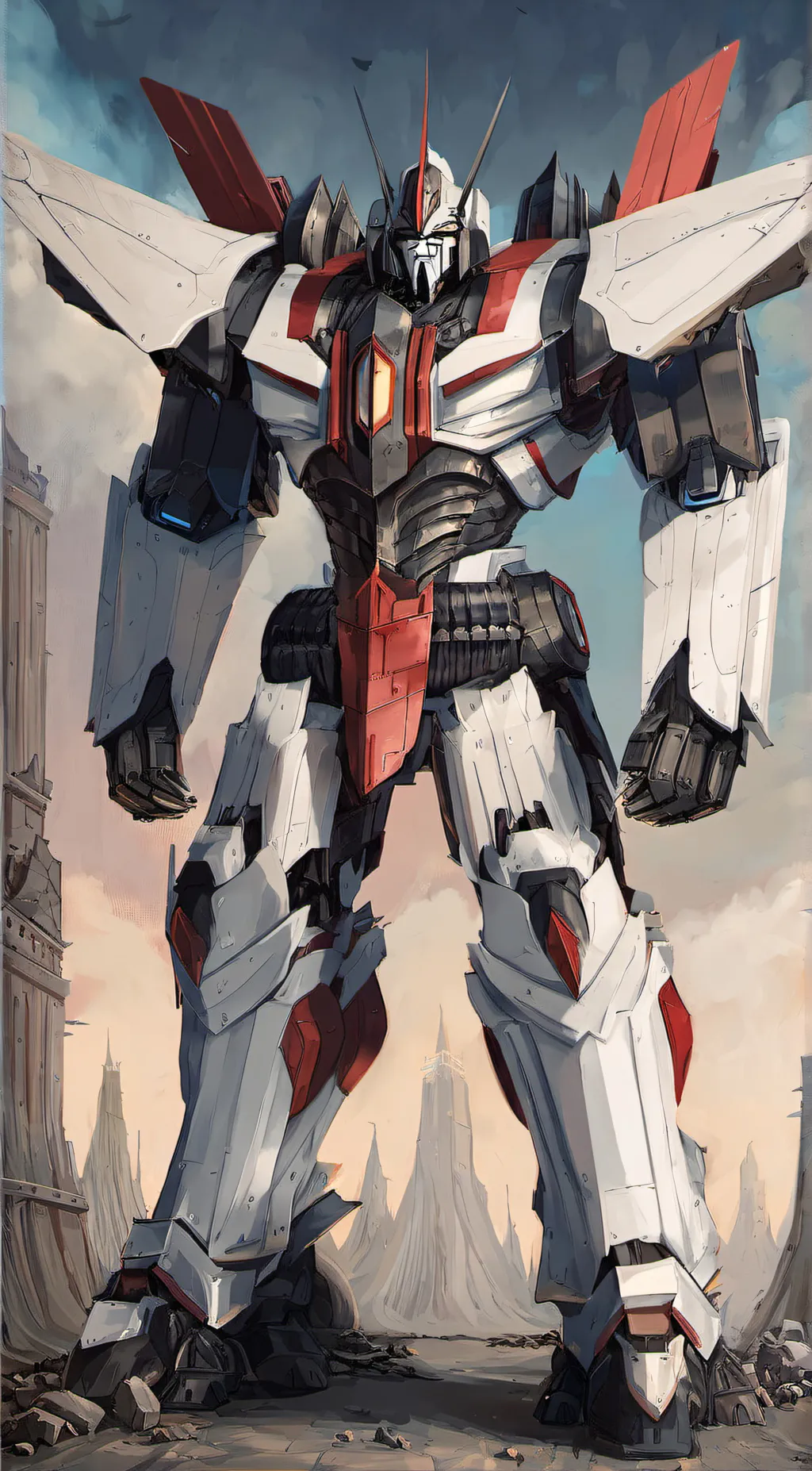 ai character: Metroplex  background