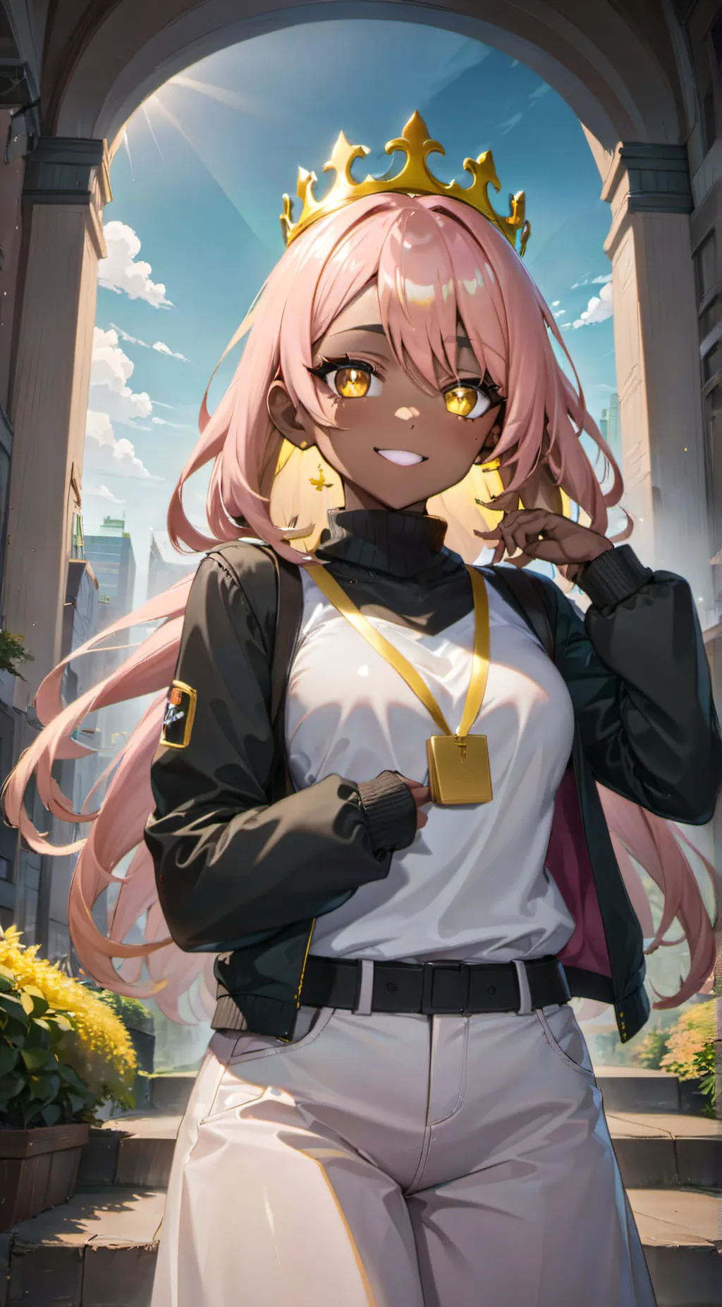 ai character: Posey background
