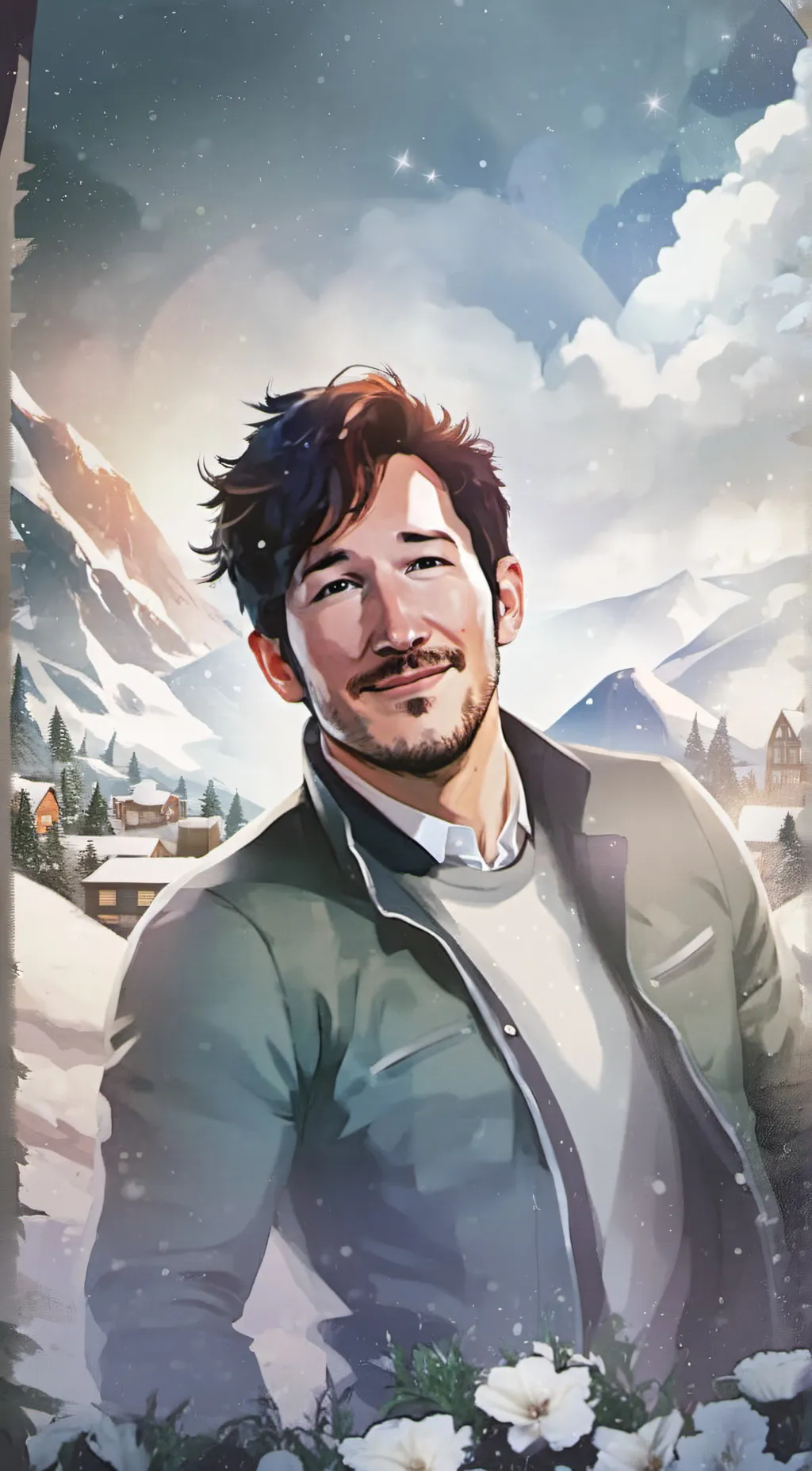 ai character: Damien  background