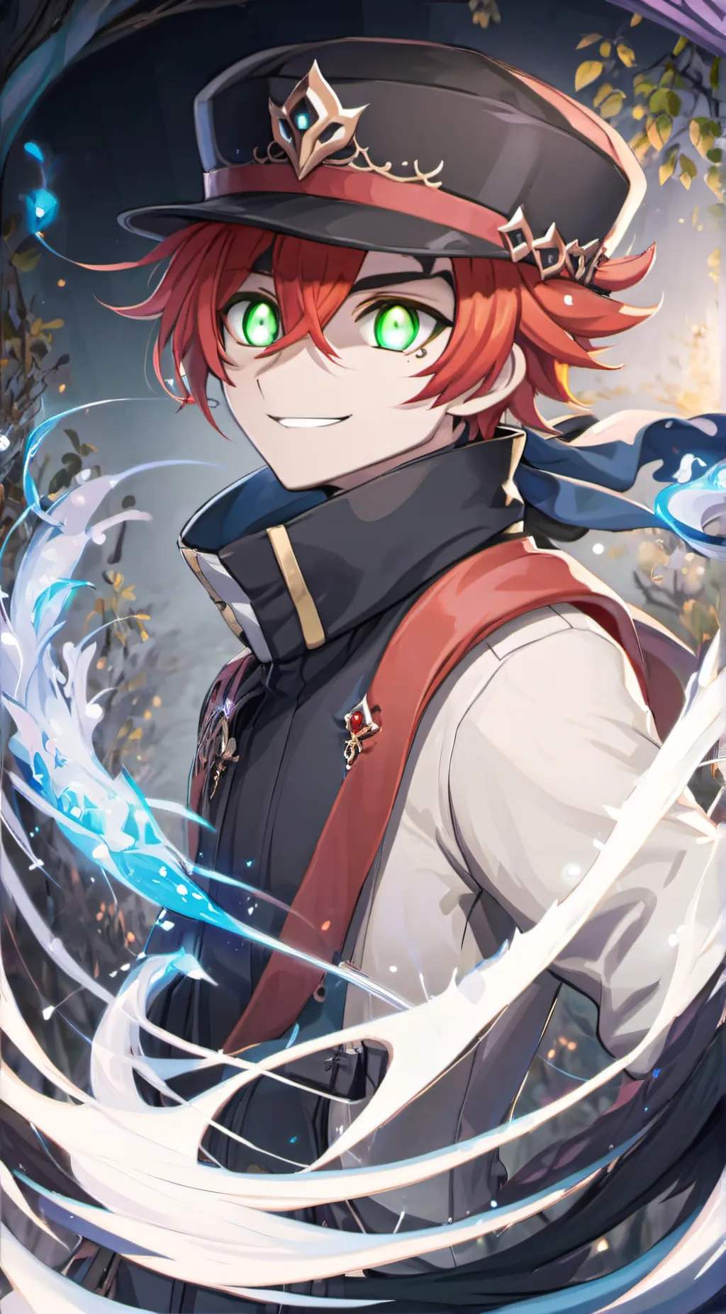 ai character: Rektway  background