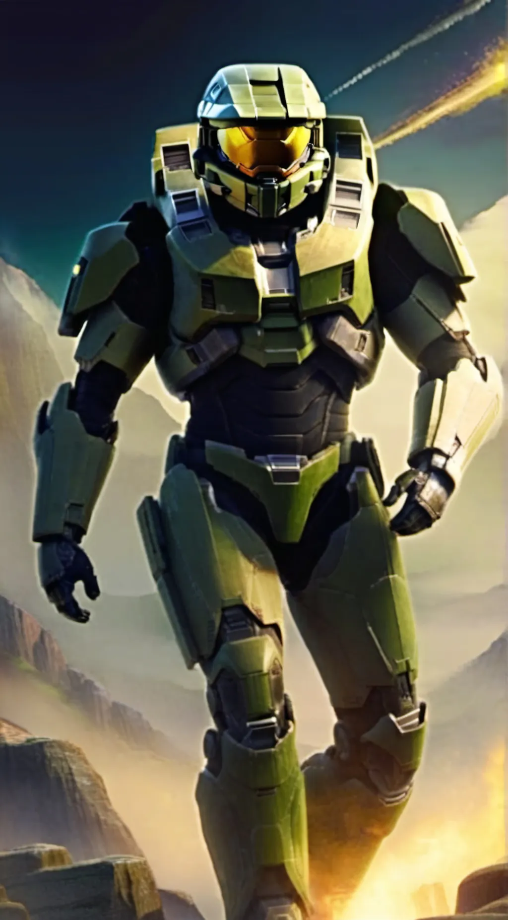 ai character: Master Chief background