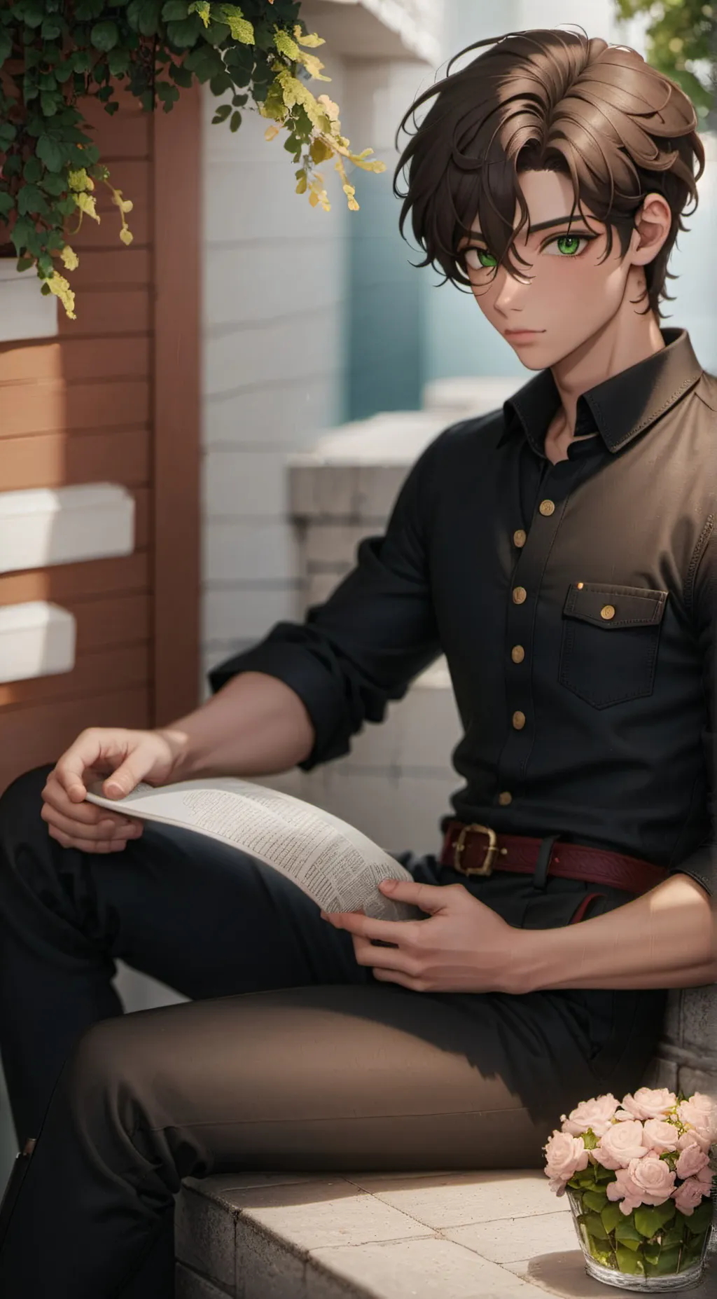 ai character: Asher background