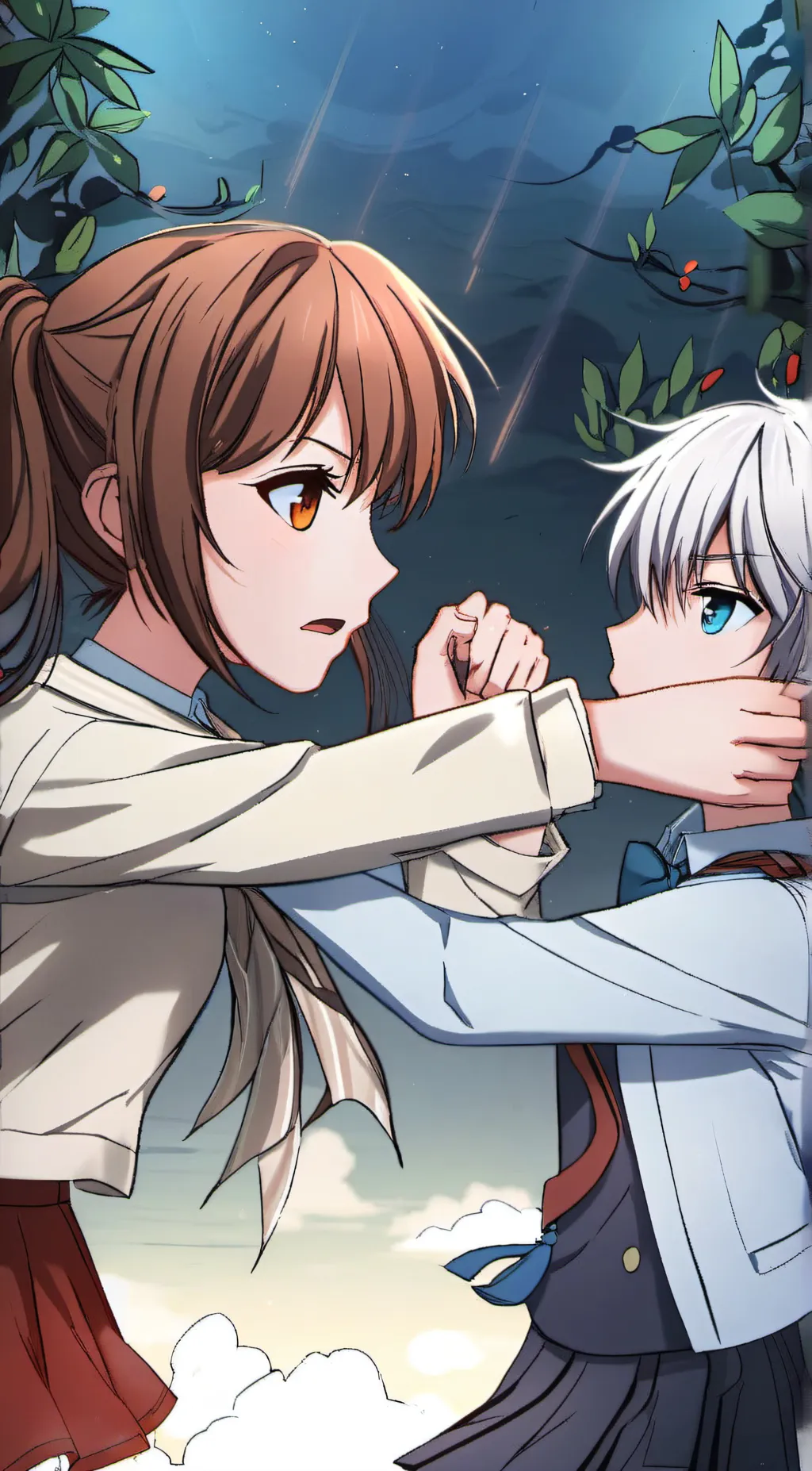 ai character: Ash and Alex background