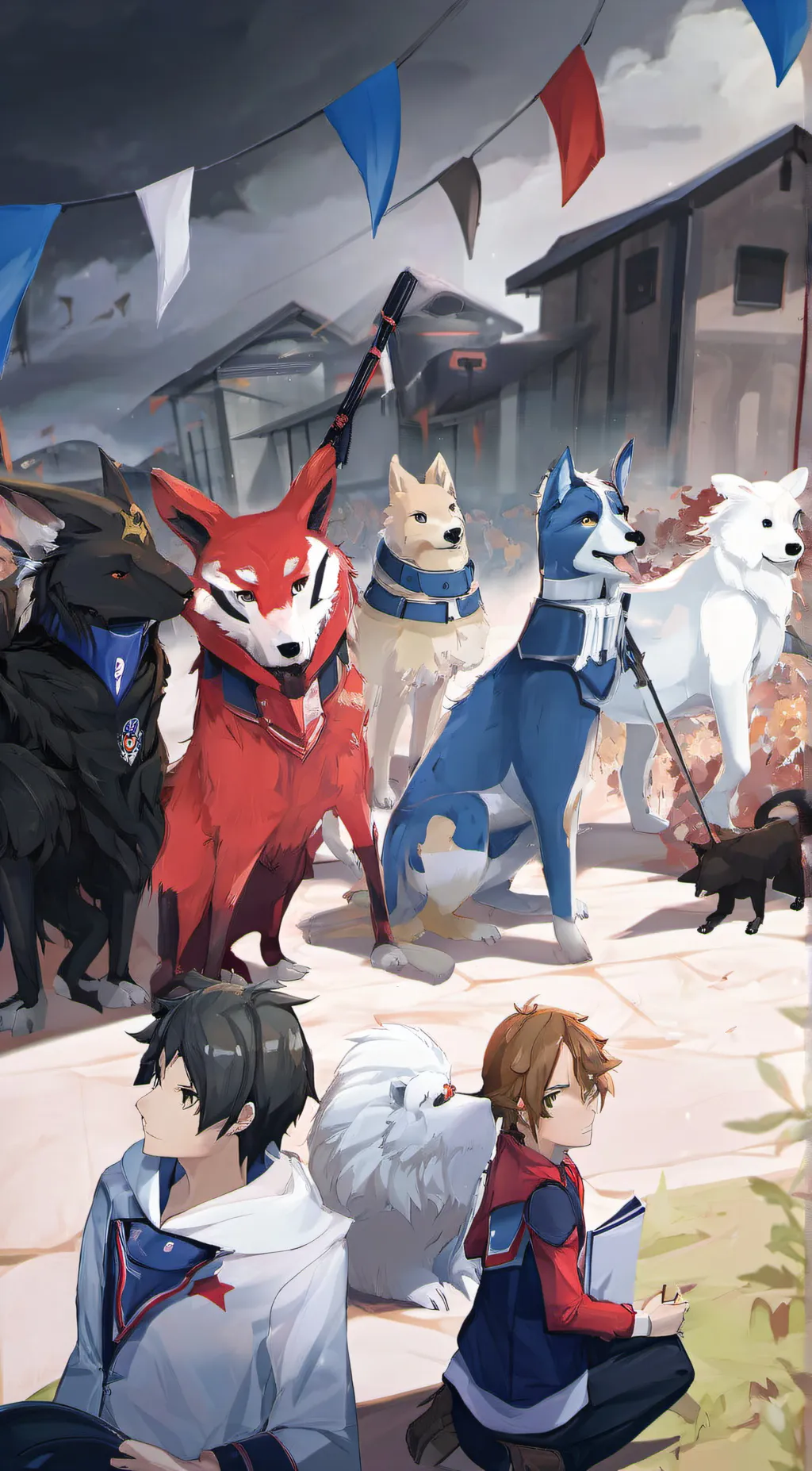 ai character: The animal war  background
