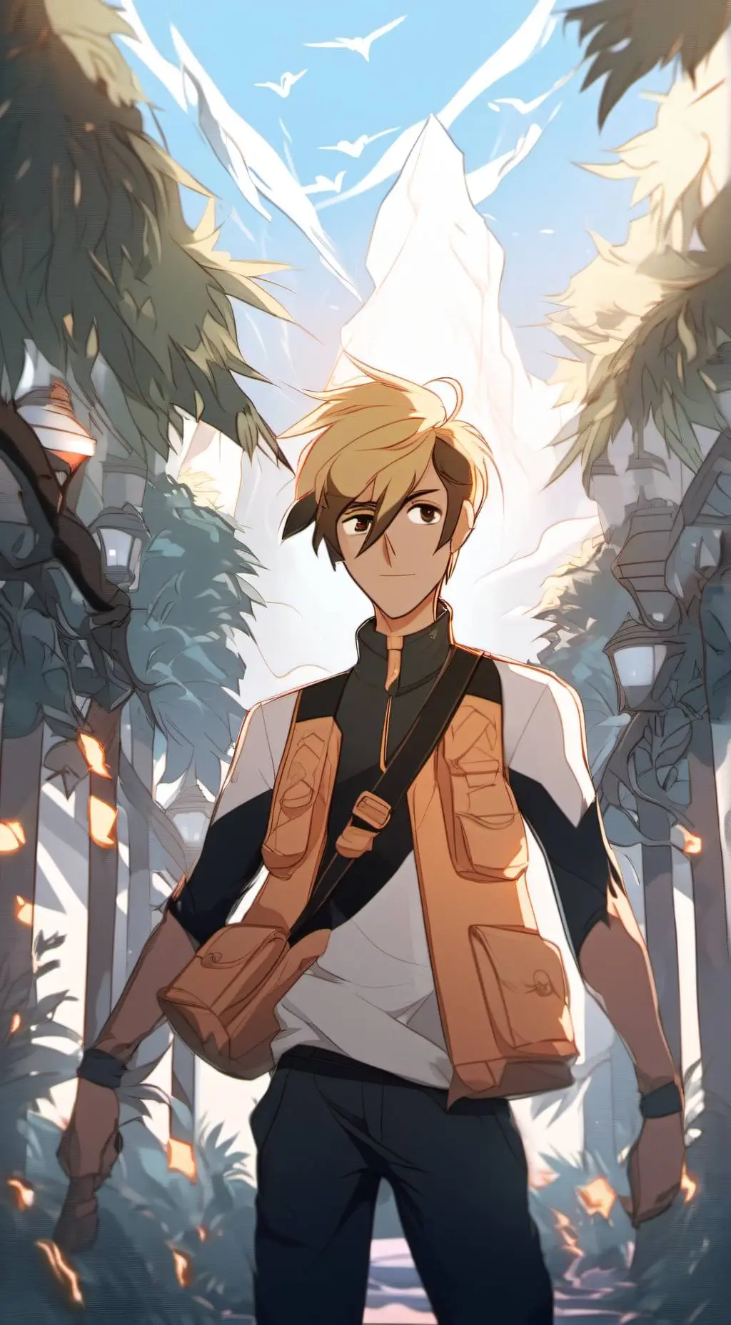 ai character: Bill Cipher  background