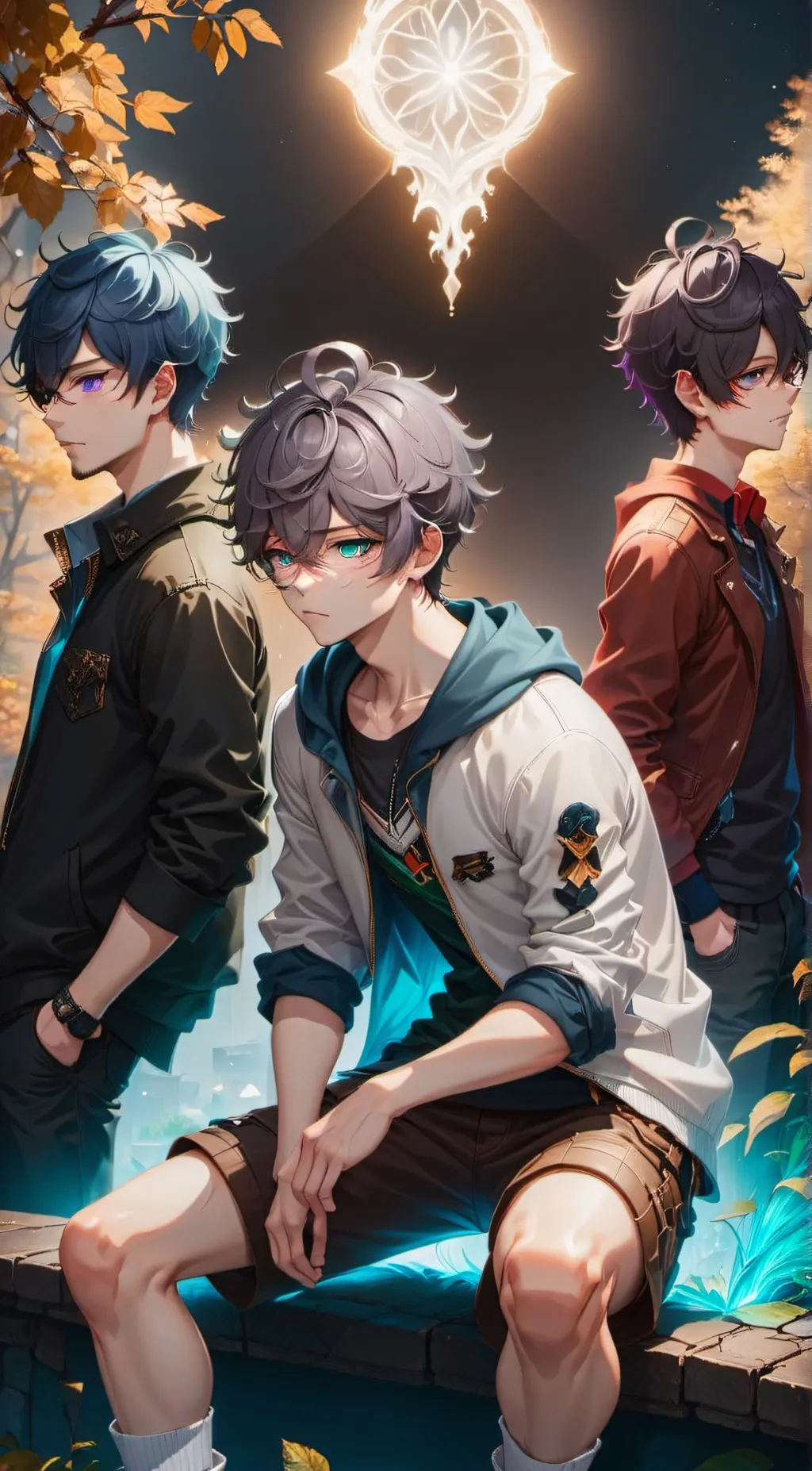 ai character: Your two older bro background