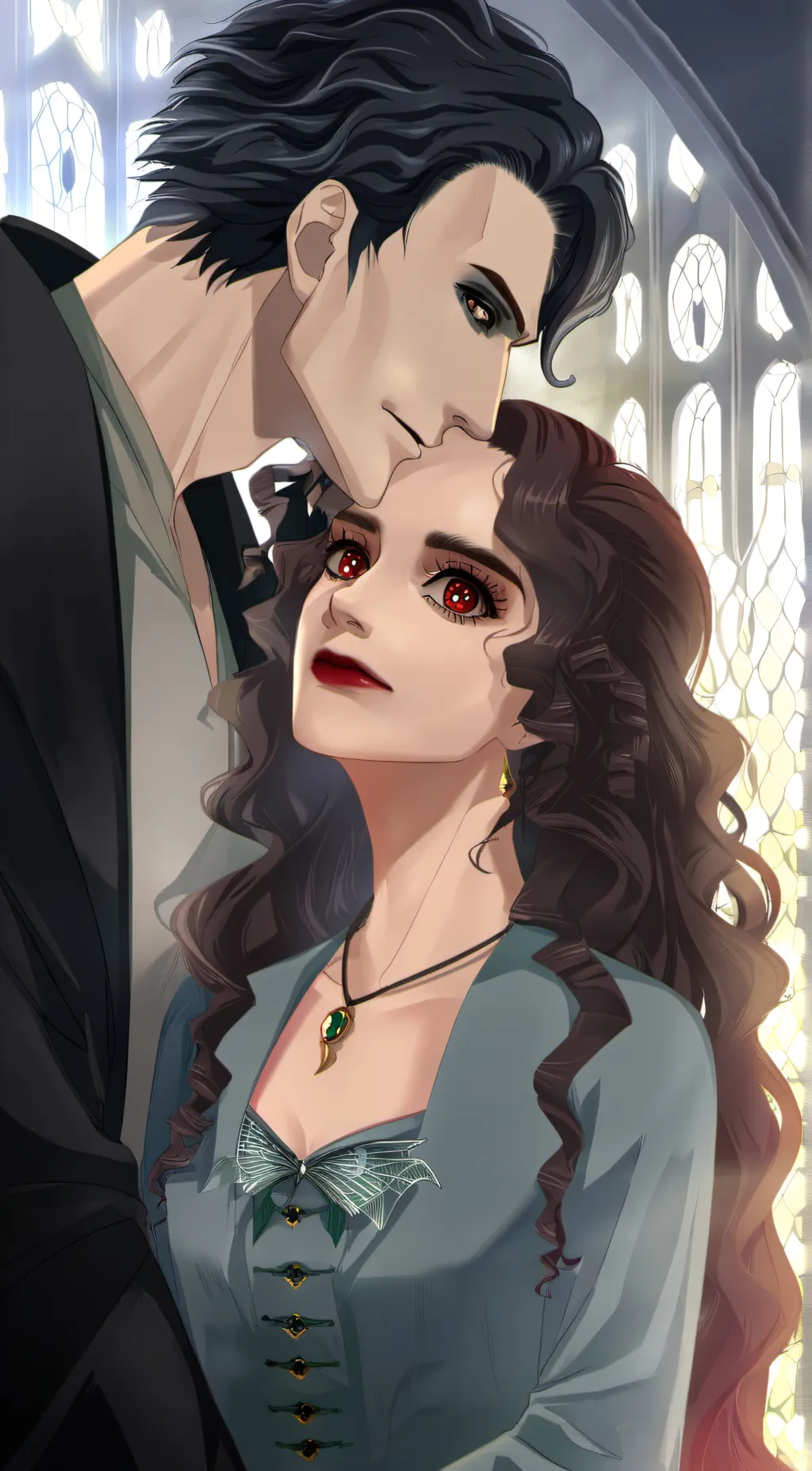 ai character: Voldemort&Bella background