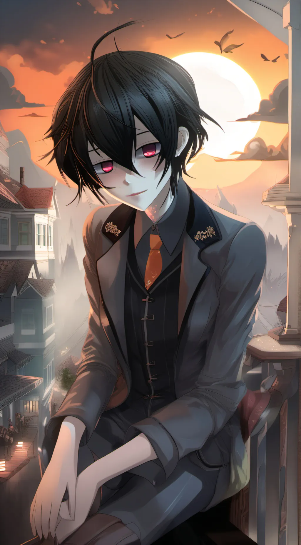 ai character: Yandere muichiro background