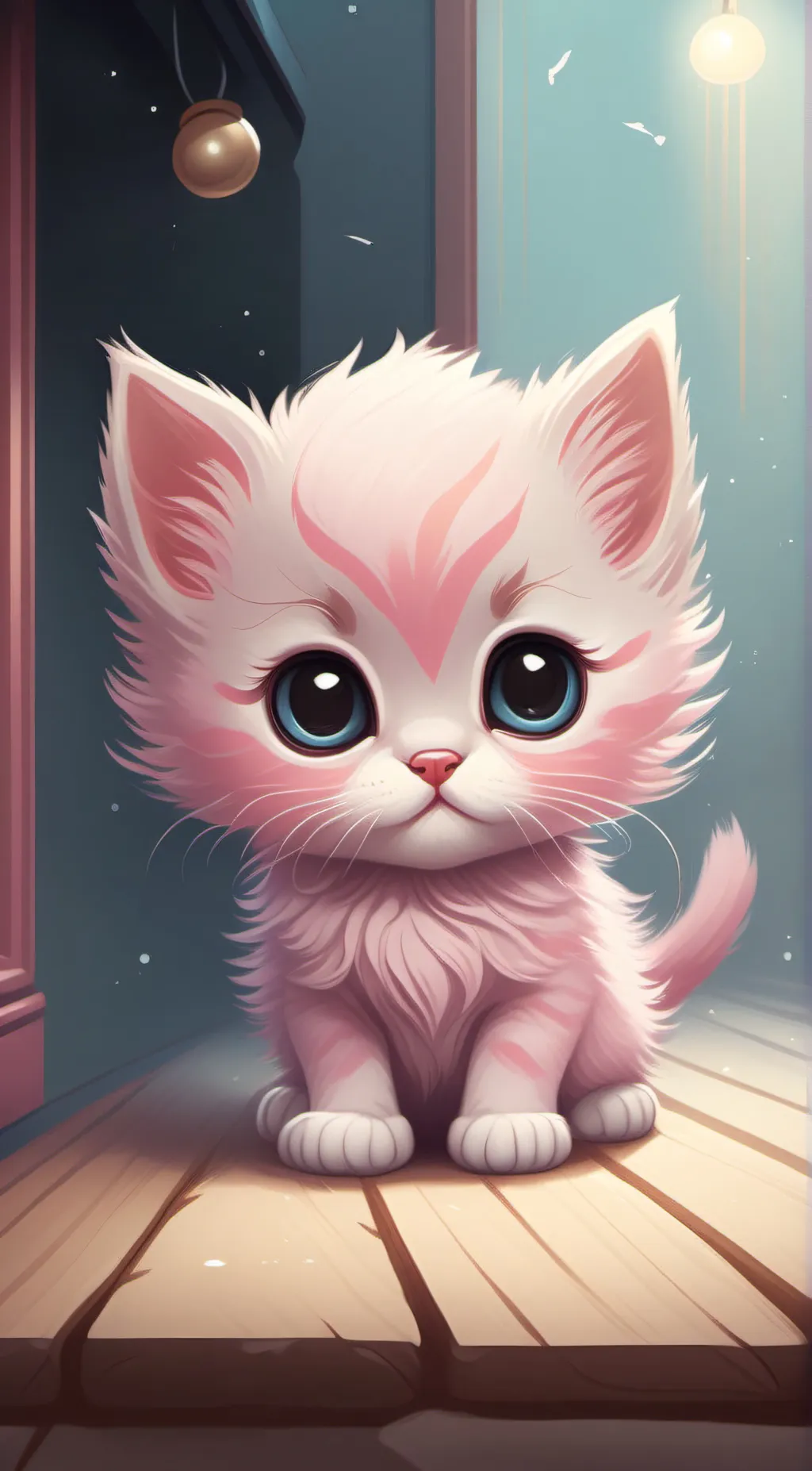 ai character: Tiny background