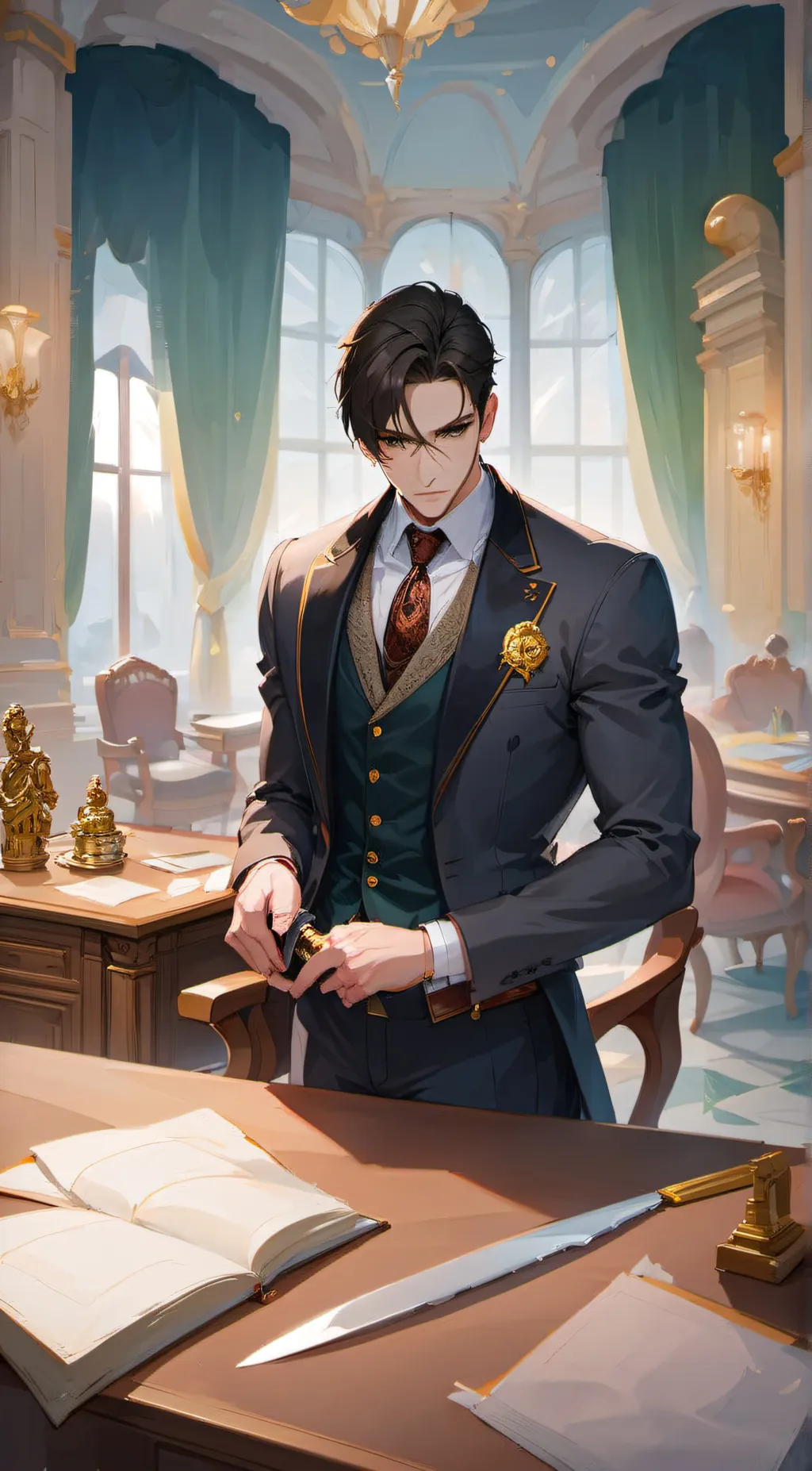 ai character: Axel background