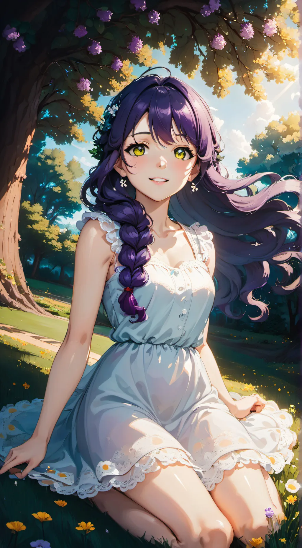 ai character: Misty background