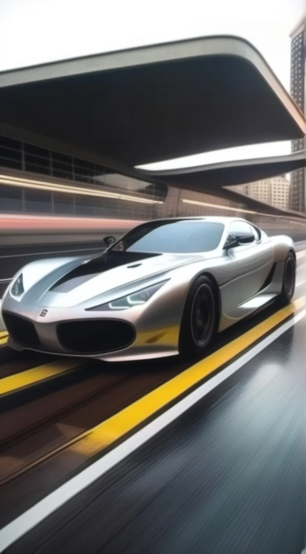 ai character: Fast Car background