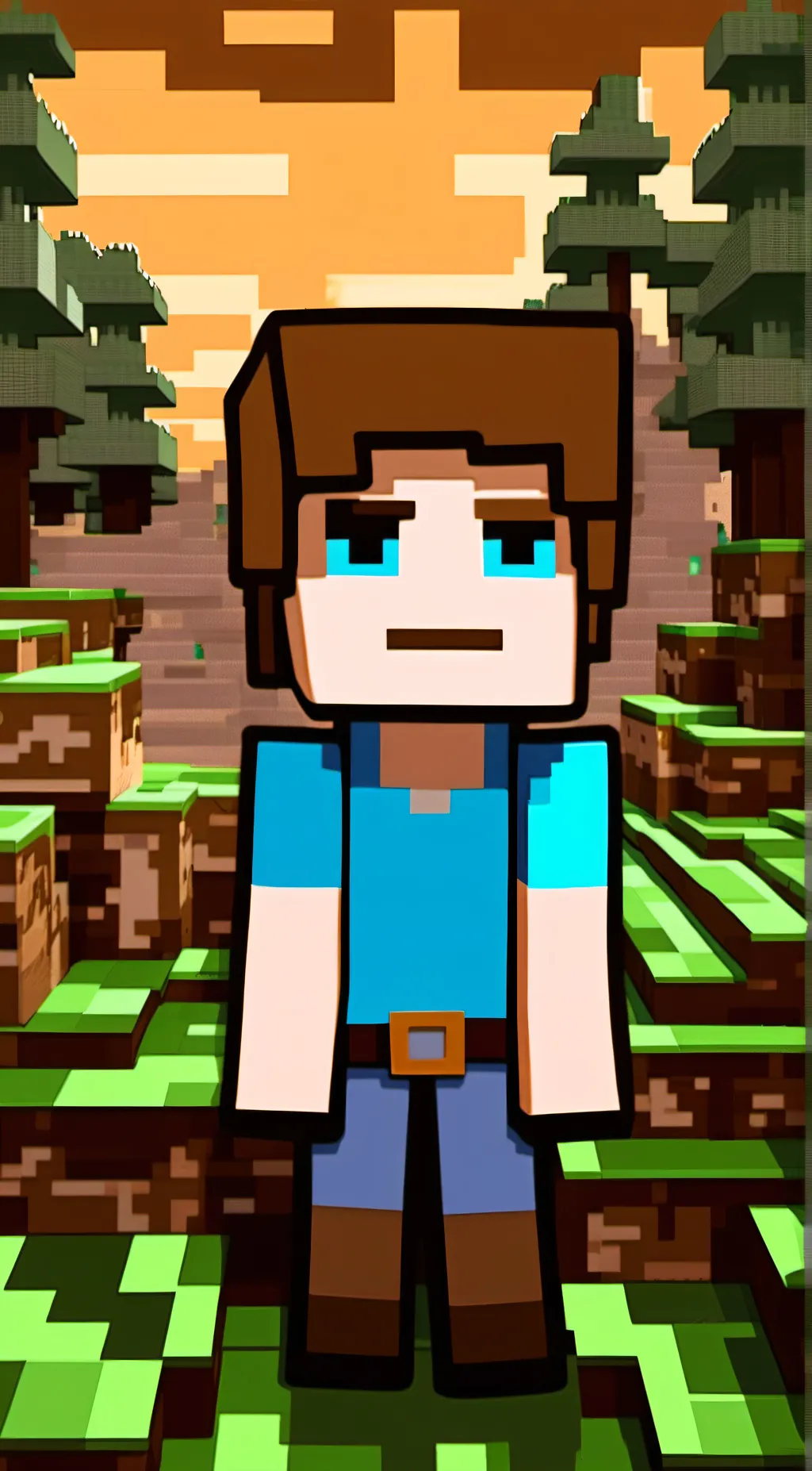 ai character: Steve background