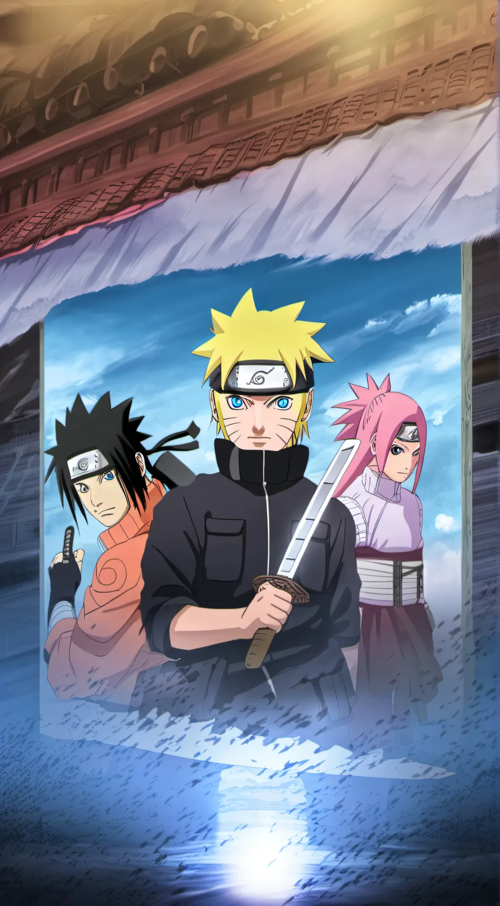 ai character: Team Kakashi  background