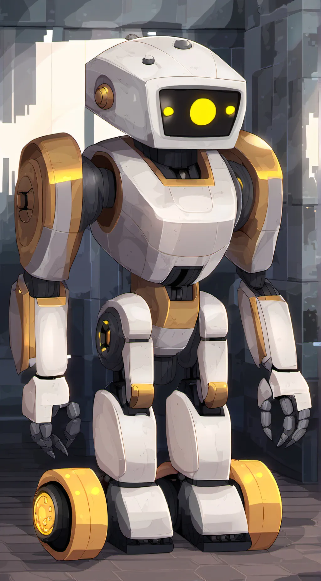 ai character: KVN Final Space background