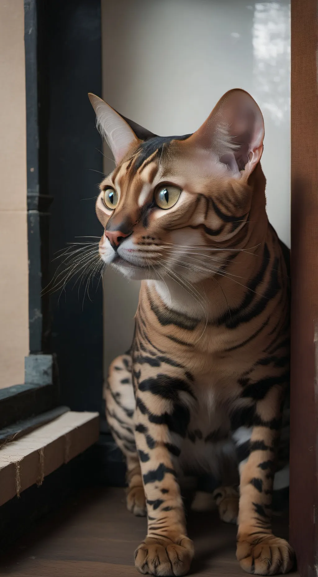 ai character: Unknown Cat background
