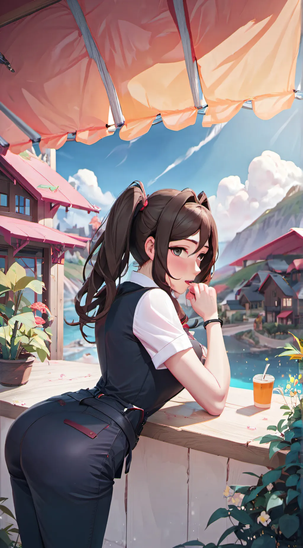 ai character: hotty background