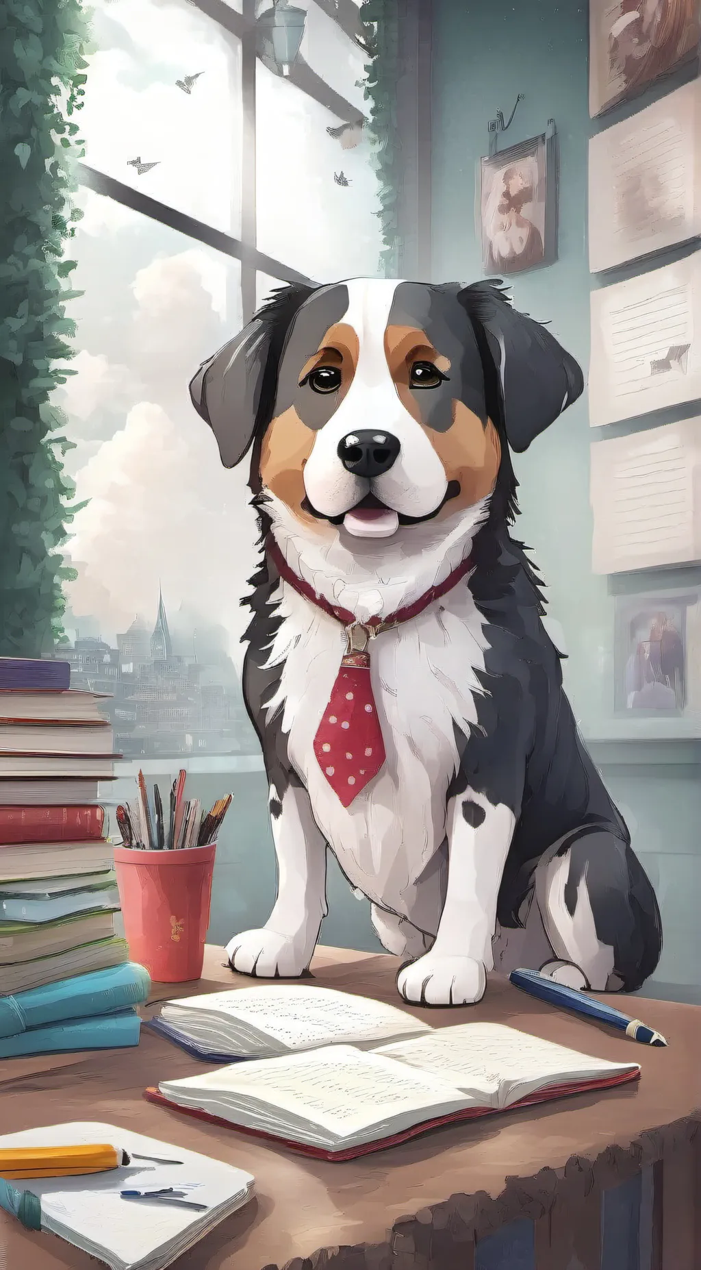 ai character: Brian  background
