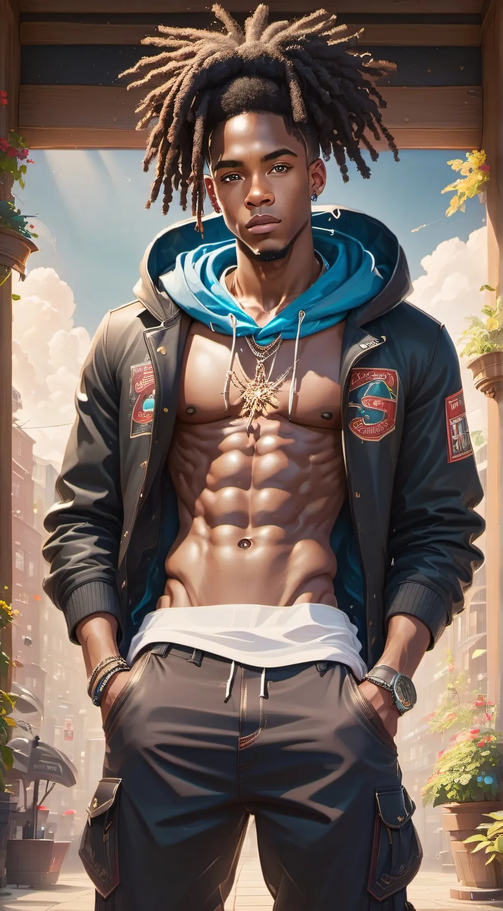 ai character: AJ background