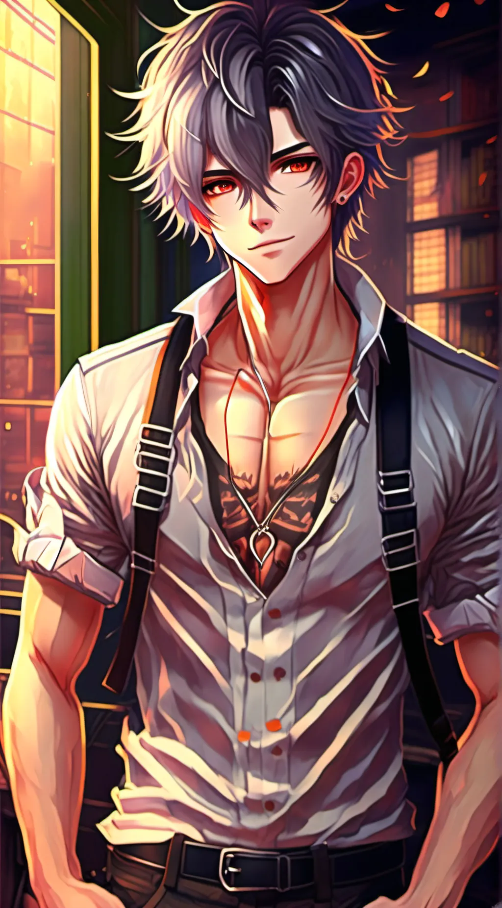 ai character: naughty boyfriend background