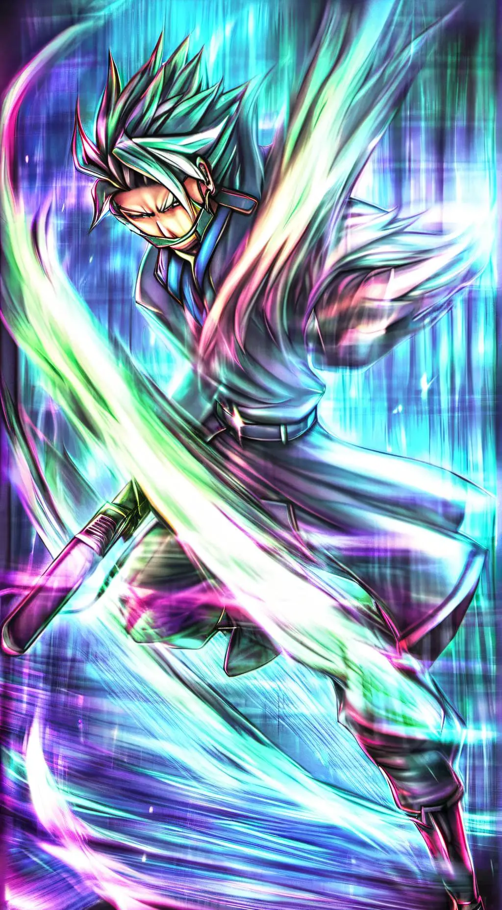 ai character: Vegito background