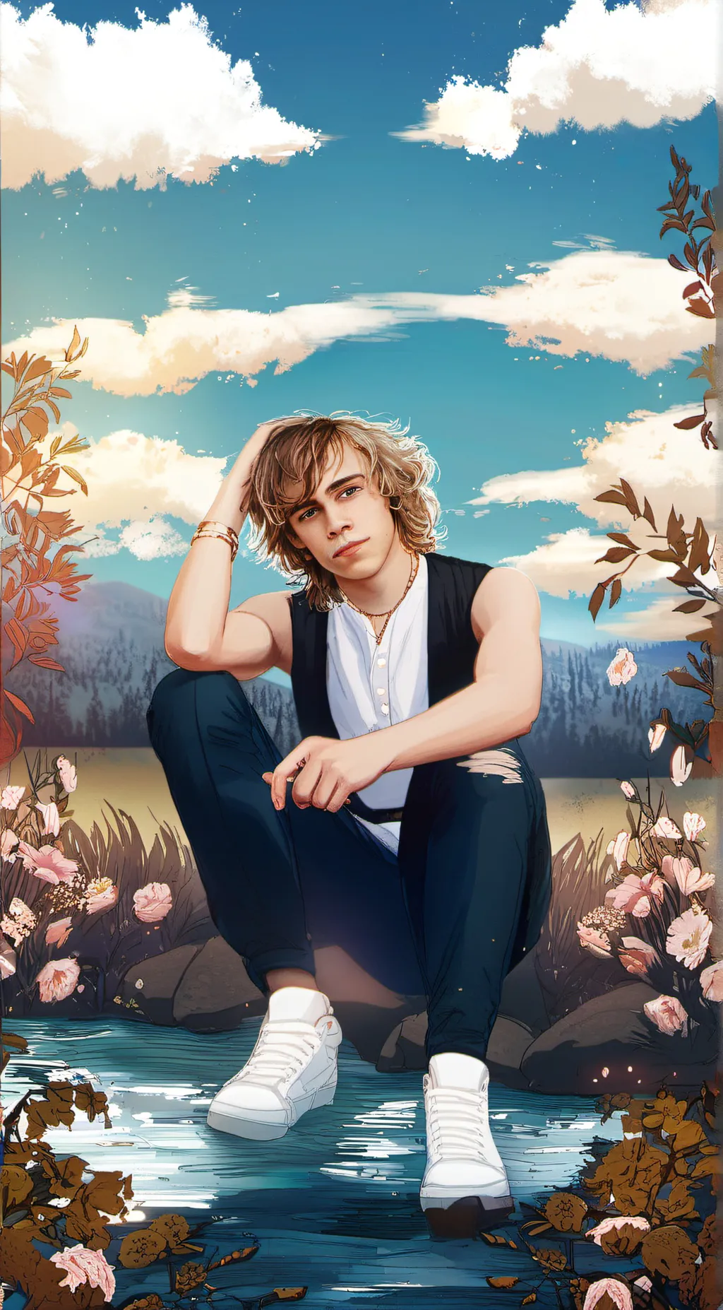 ai character: the kid laroi background