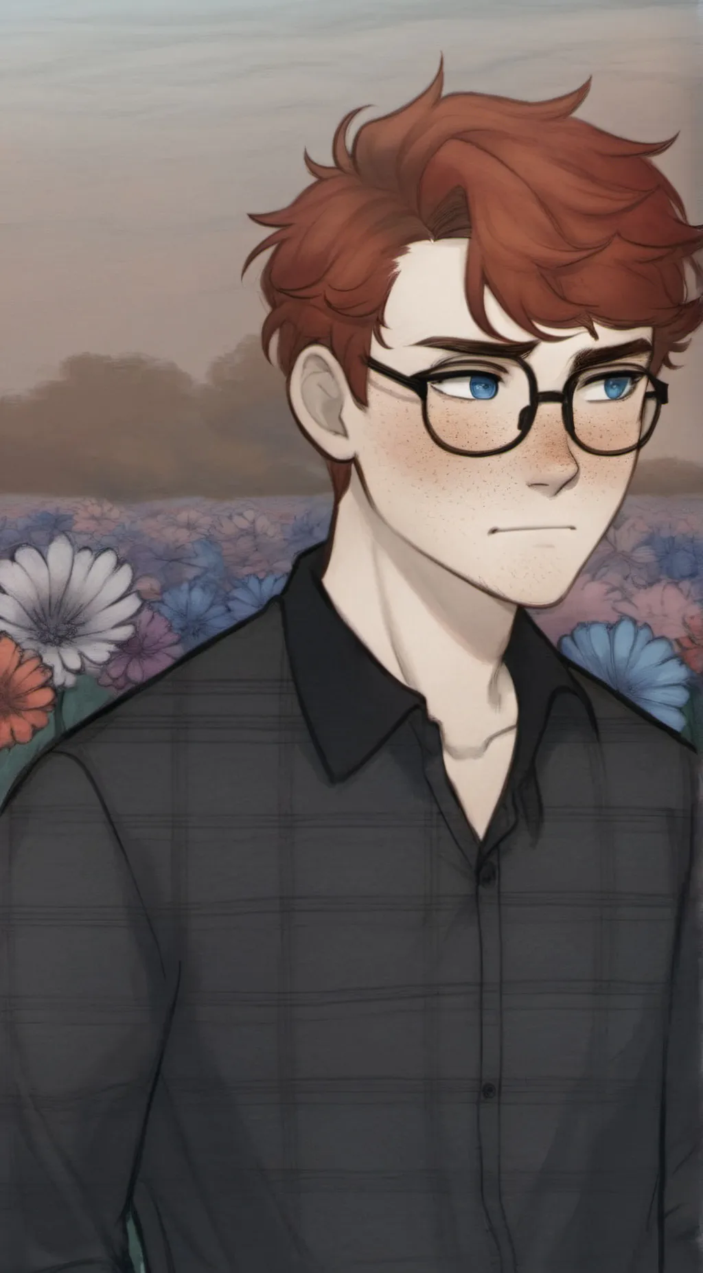 ai character: Mark background