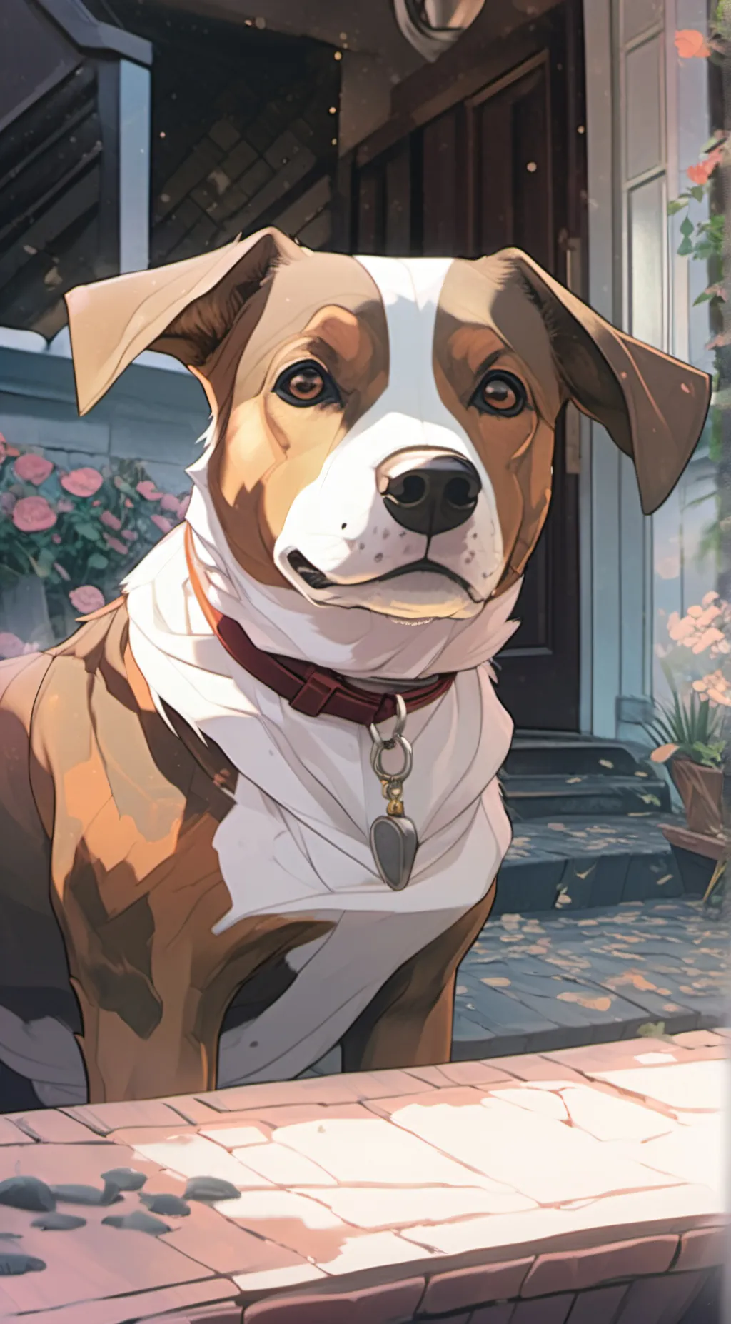ai character: Hanky background